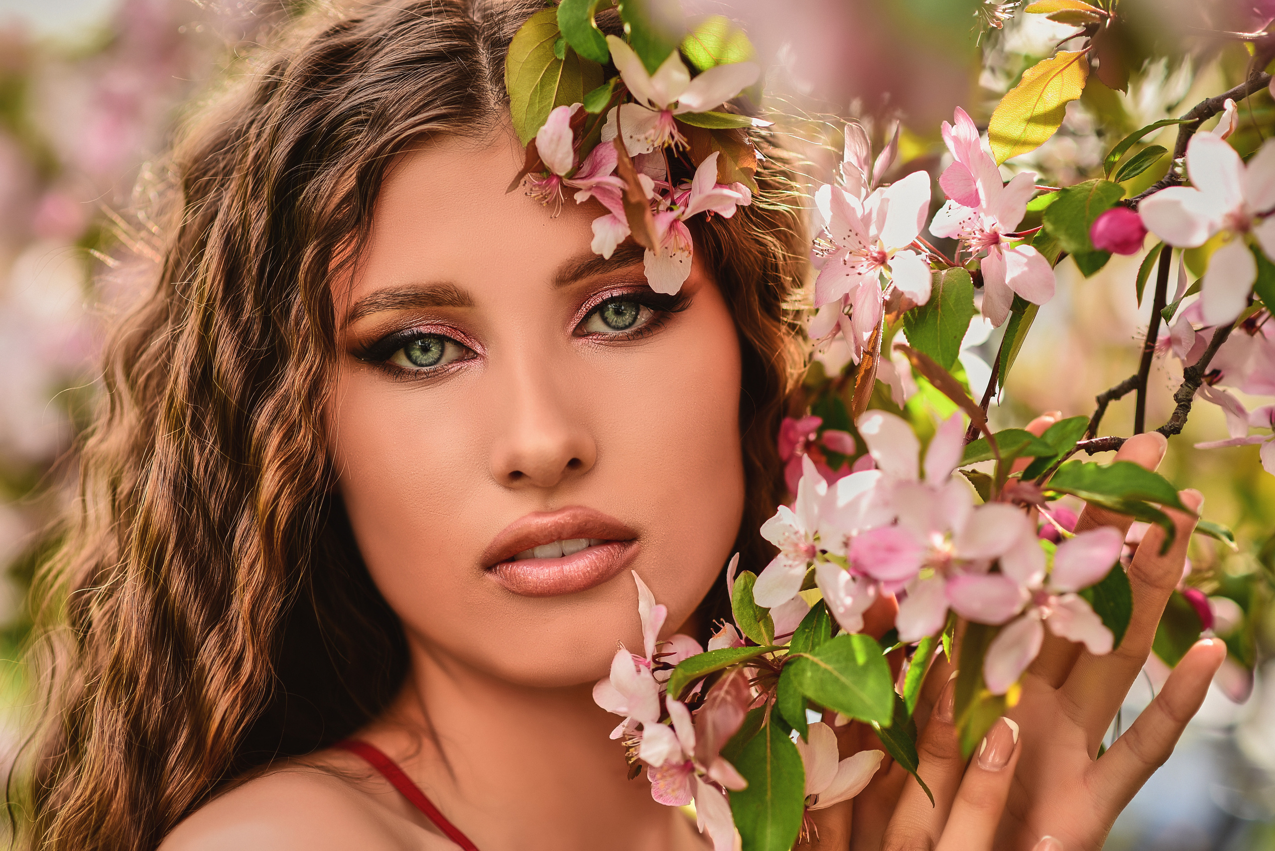 Весна. Съемка в цветении. Семейный и свадебный фотограф в Донецке Донская Анастасия