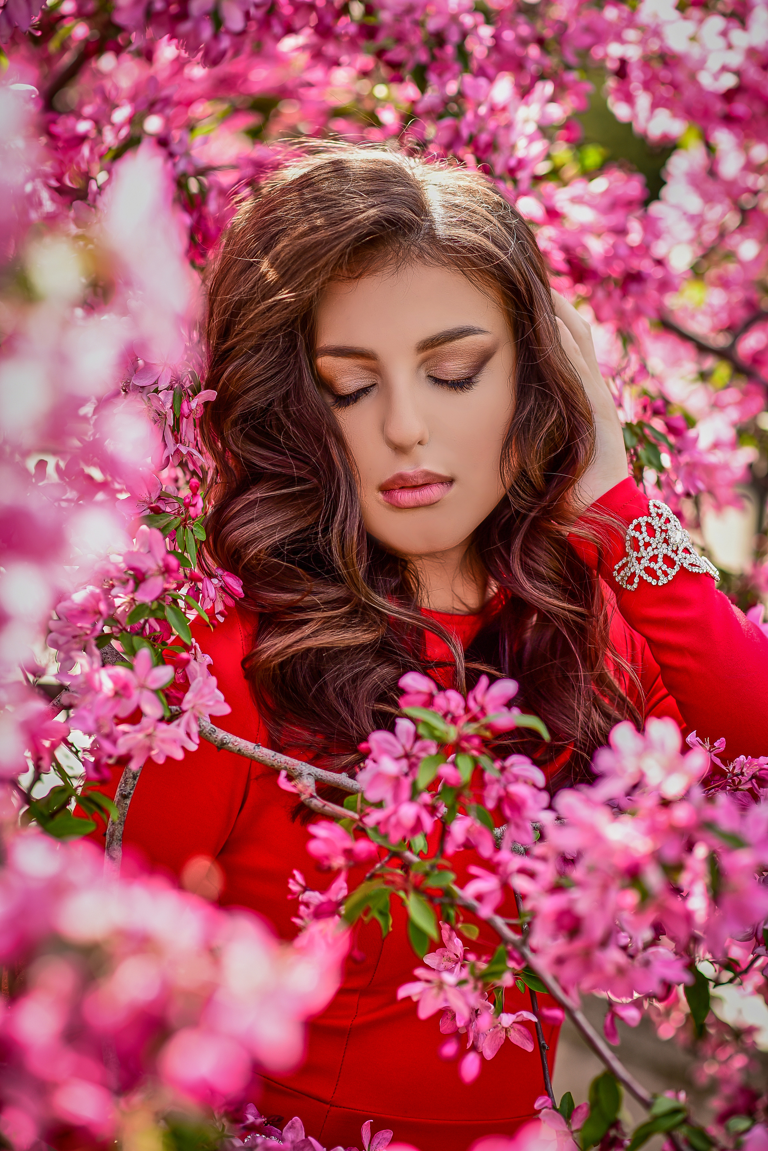 Весна. Съемка в цветении. Семейный и свадебный фотограф в Донецке Донская Анастасия