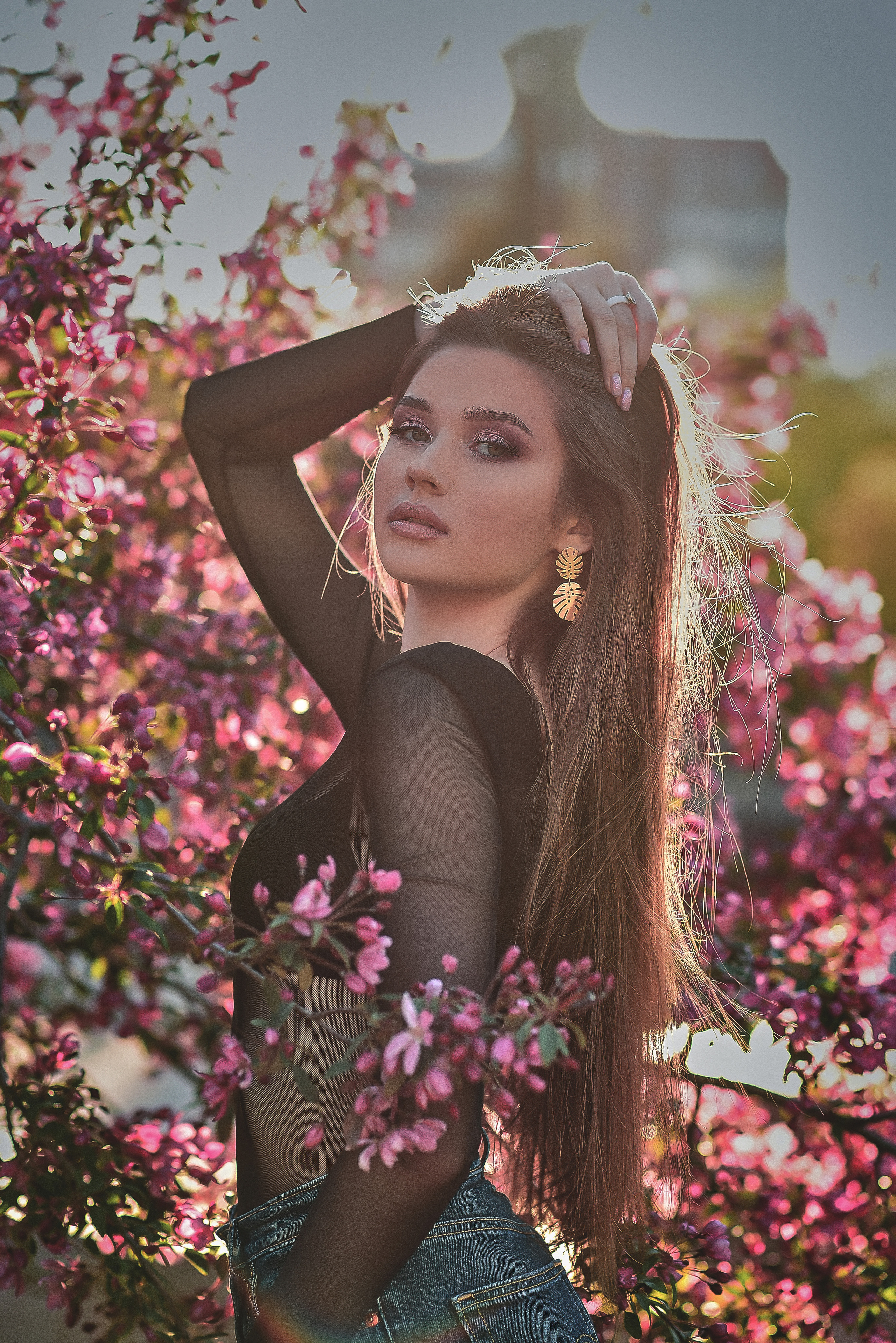 Весна. Съемка в цветении. Семейный и свадебный фотограф в Донецке Донская Анастасия