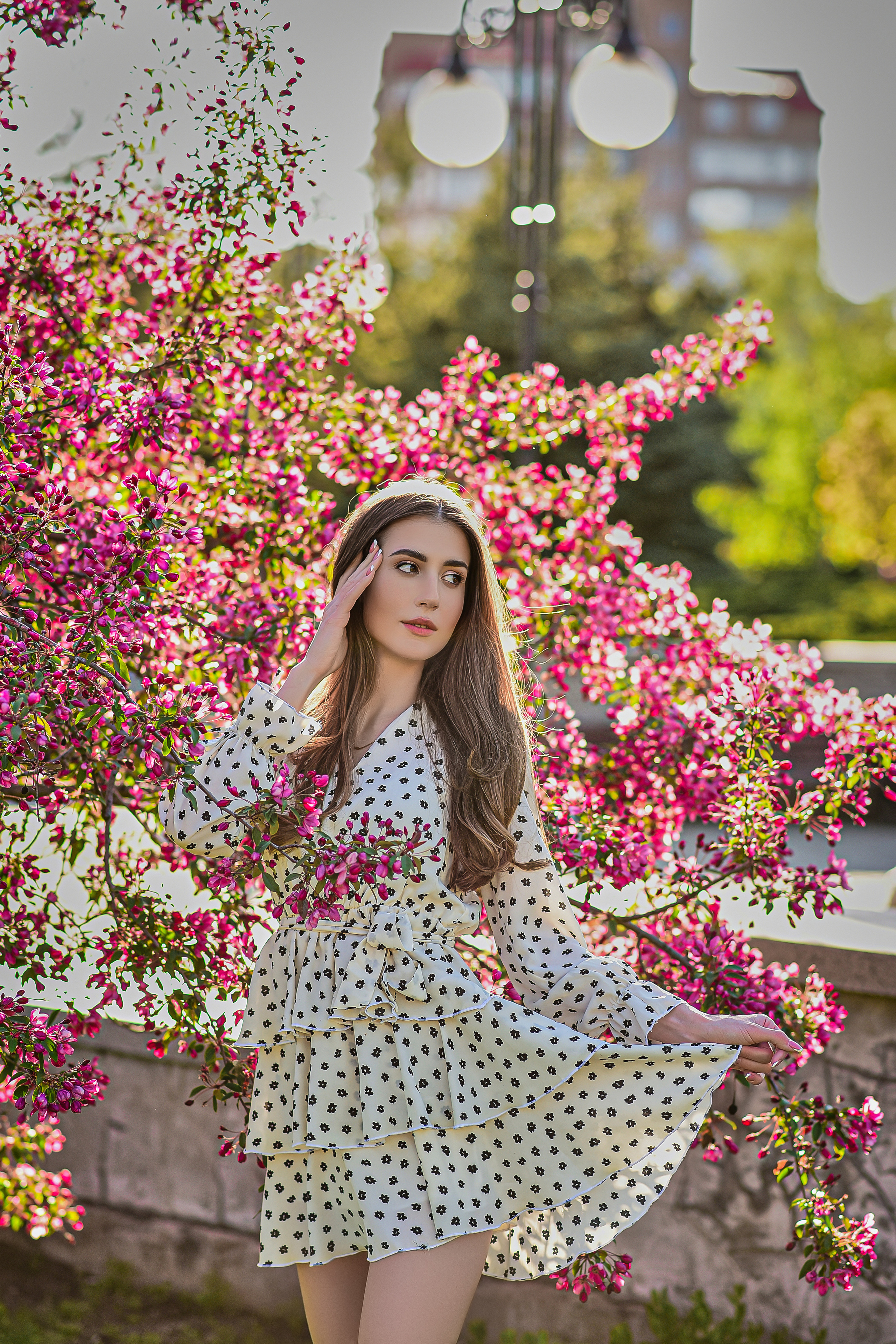 Весна. Съемка в цветении. Семейный и свадебный фотограф в Донецке Донская Анастасия