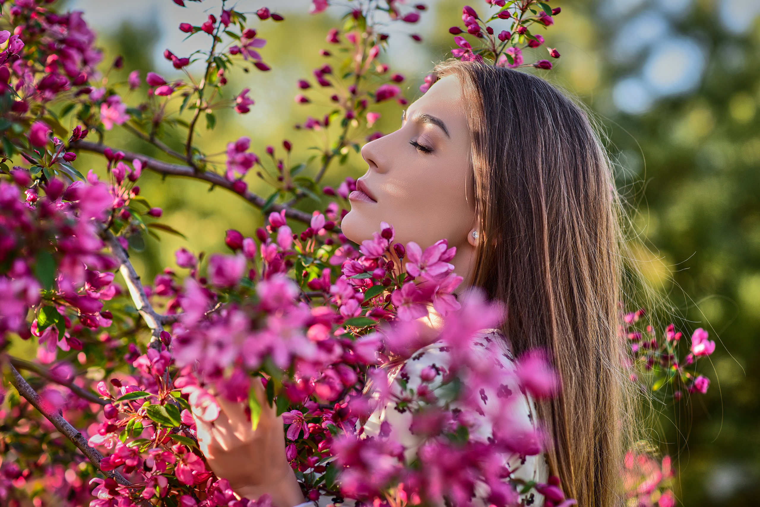 Весна. Съемка в цветении. Семейный и свадебный фотограф в Донецке Донская Анастасия