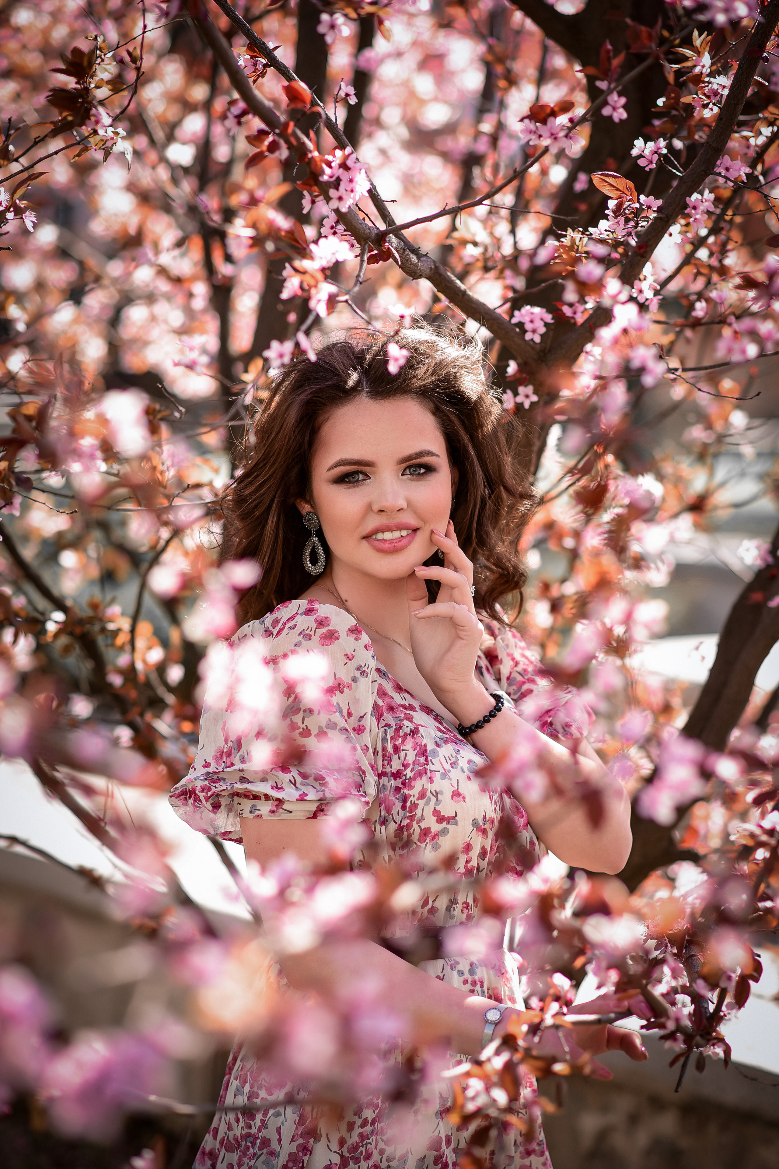 Весна. Съемка в цветении. Семейный и свадебный фотограф в Донецке Донская Анастасия