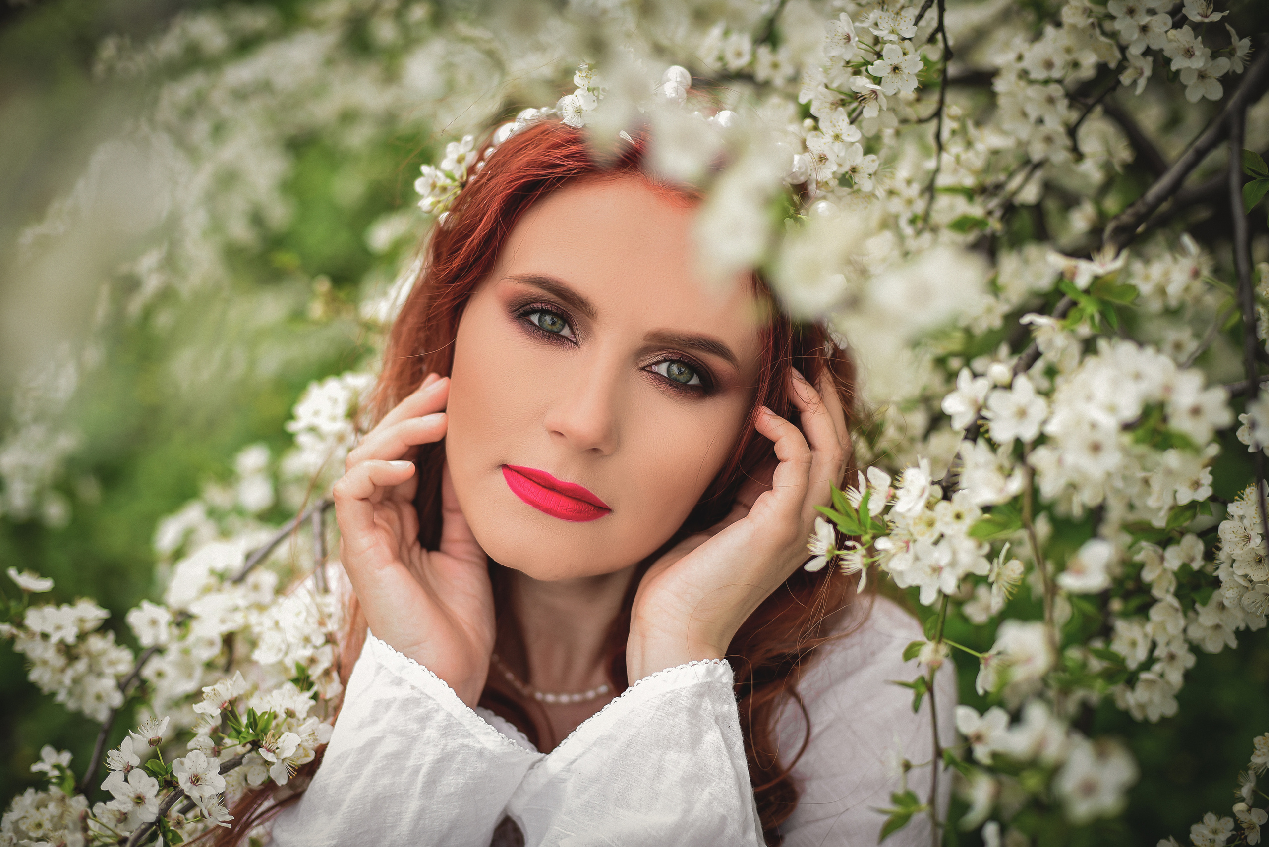 Весна. Съемка в цветении. Семейный и свадебный фотограф в Донецке Донская Анастасия