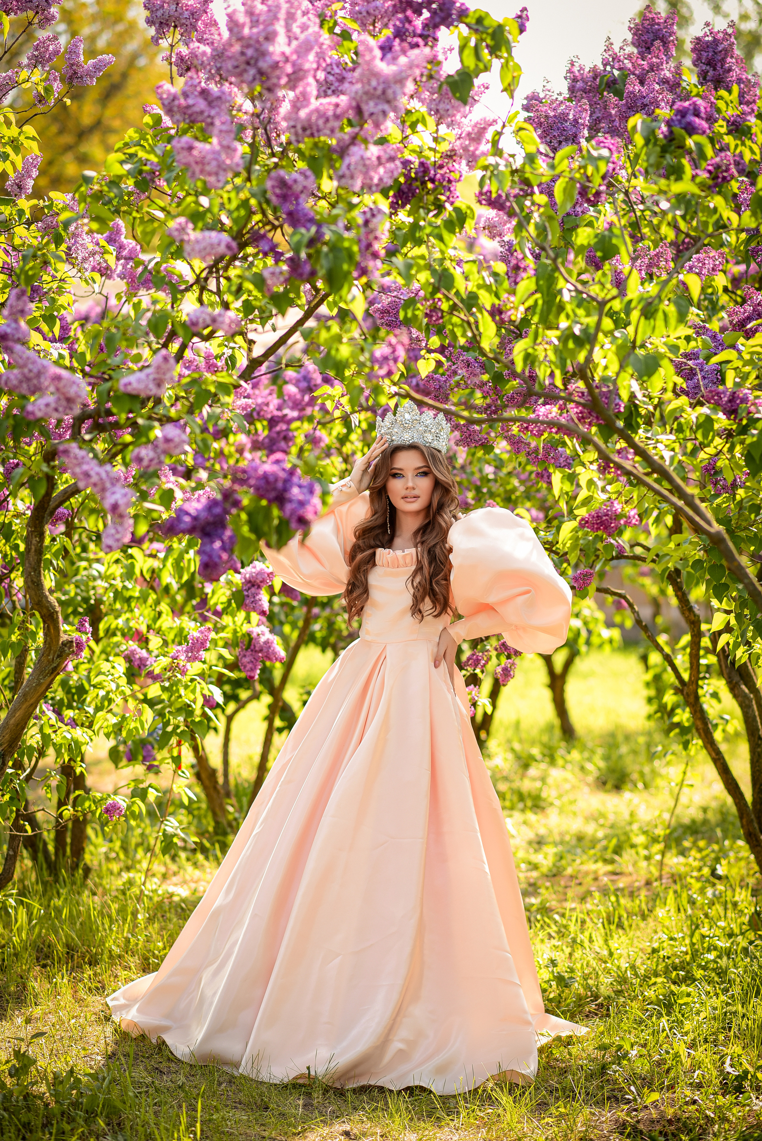 Весна. Съемка в цветении. Семейный и свадебный фотограф в Донецке Донская Анастасия