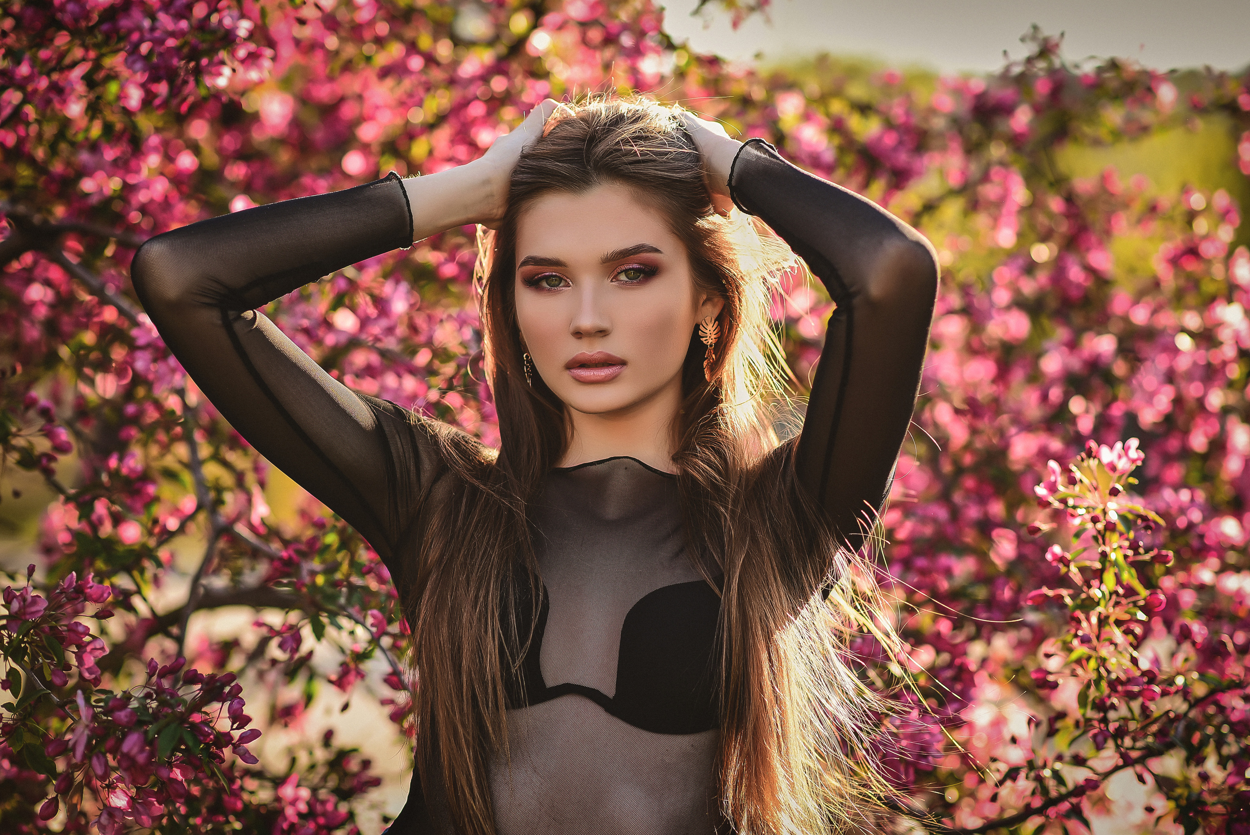 Весна. Съемка в цветении. Семейный и свадебный фотограф в Донецке Донская Анастасия