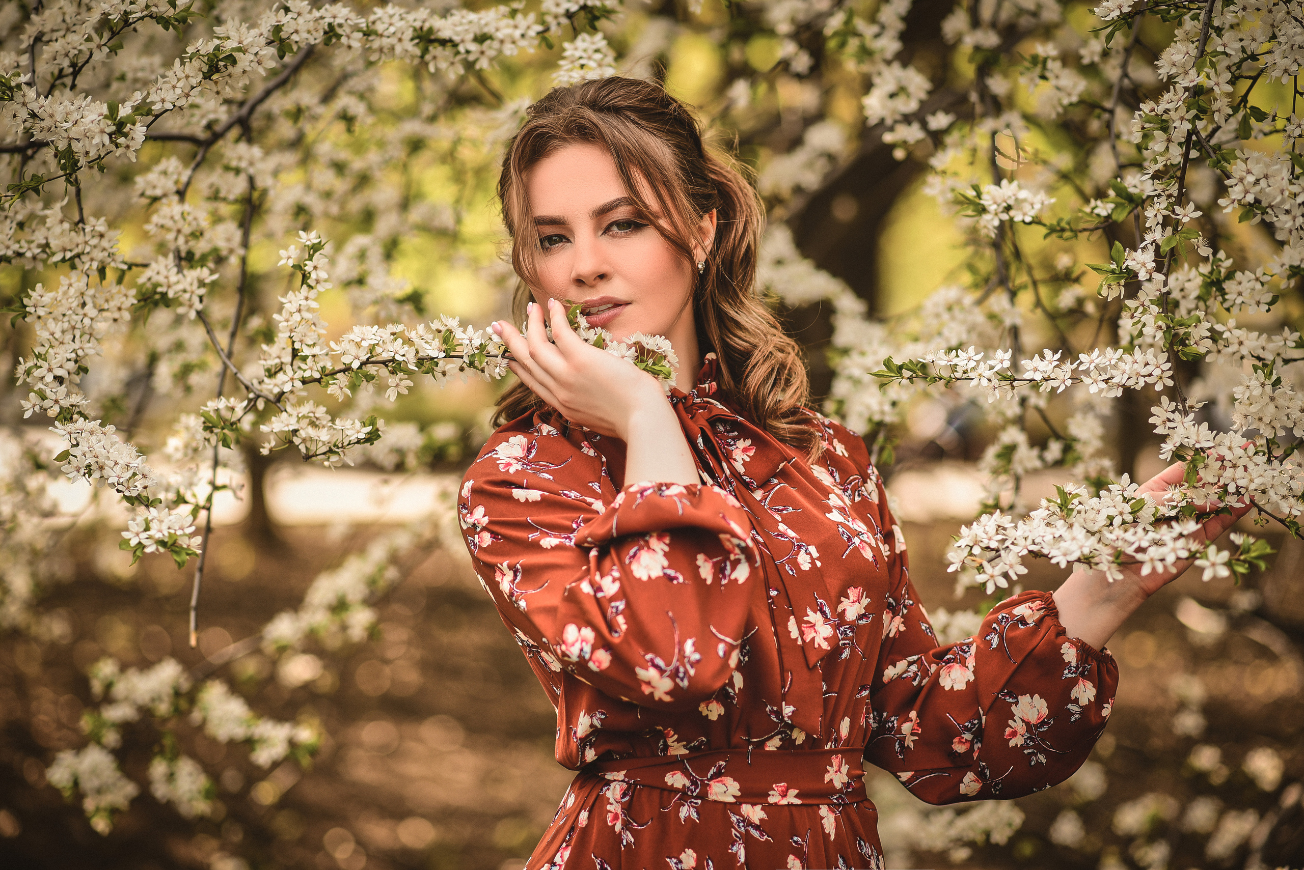 Весна. Съемка в цветении. Семейный и свадебный фотограф в Донецке Донская Анастасия