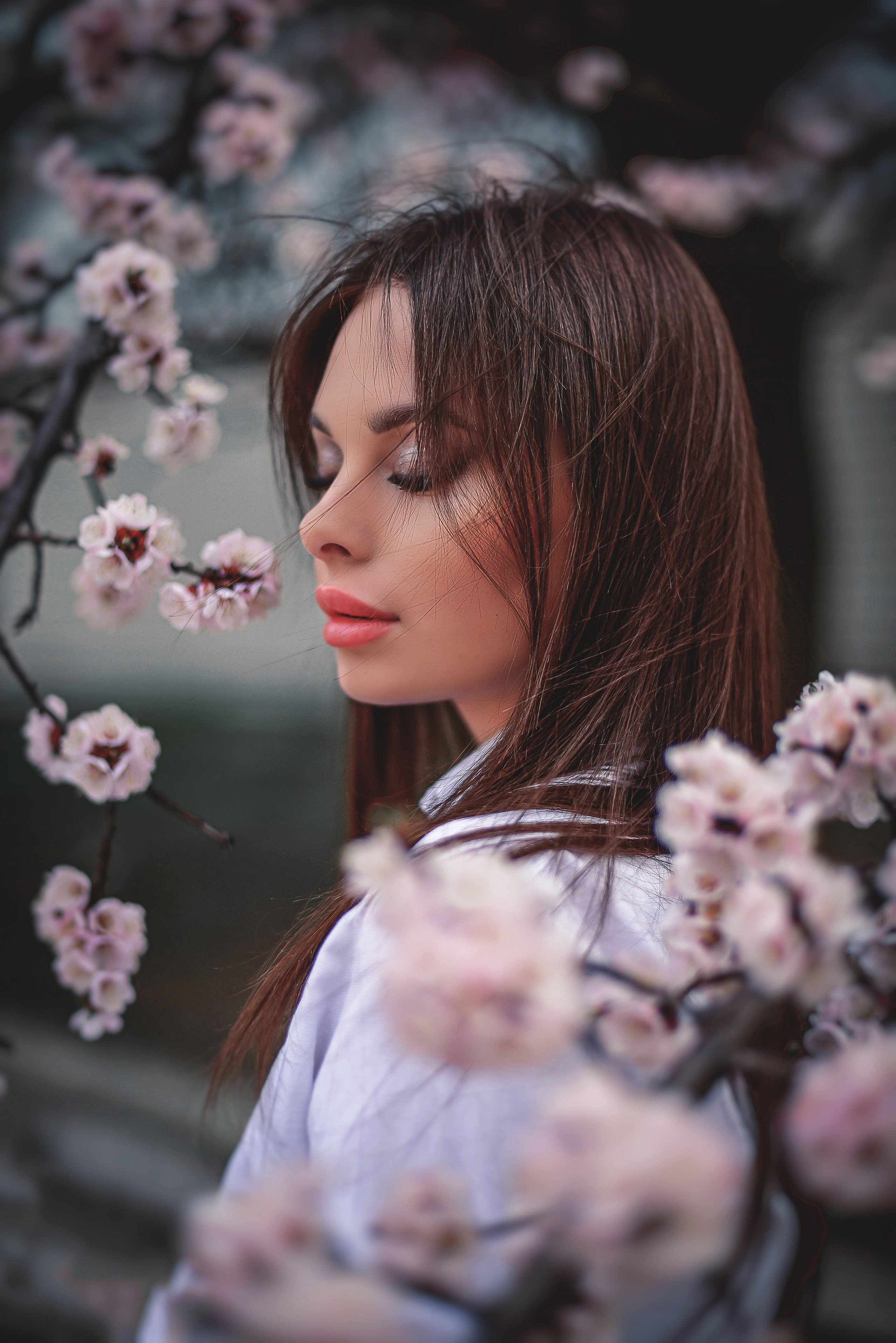 Весна. Съемка в цветении. Семейный и свадебный фотограф в Донецке Донская Анастасия