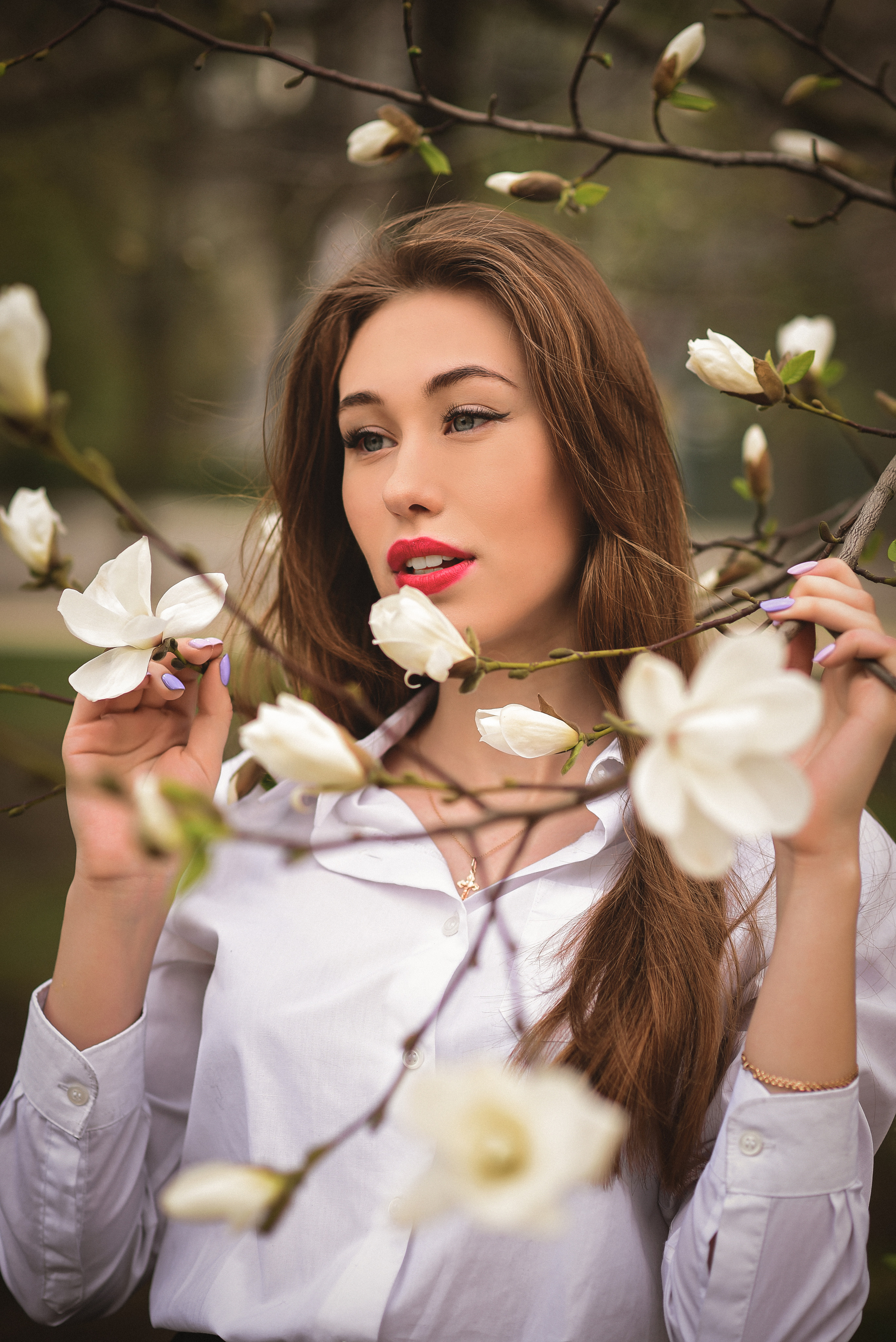 Весна. Съемка в цветении. Семейный и свадебный фотограф в Донецке Донская Анастасия