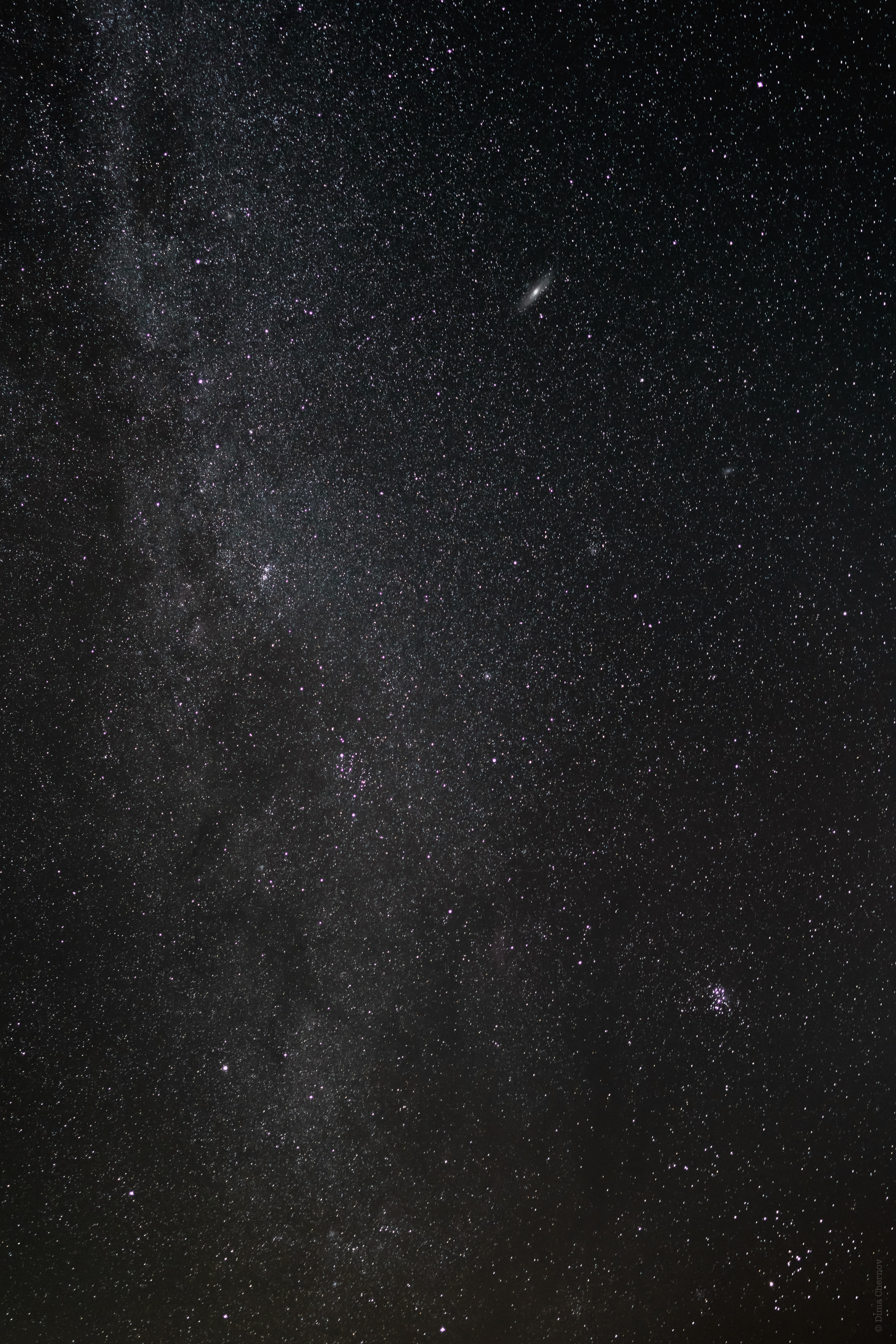 Млечный Путь + галактика Андромеда