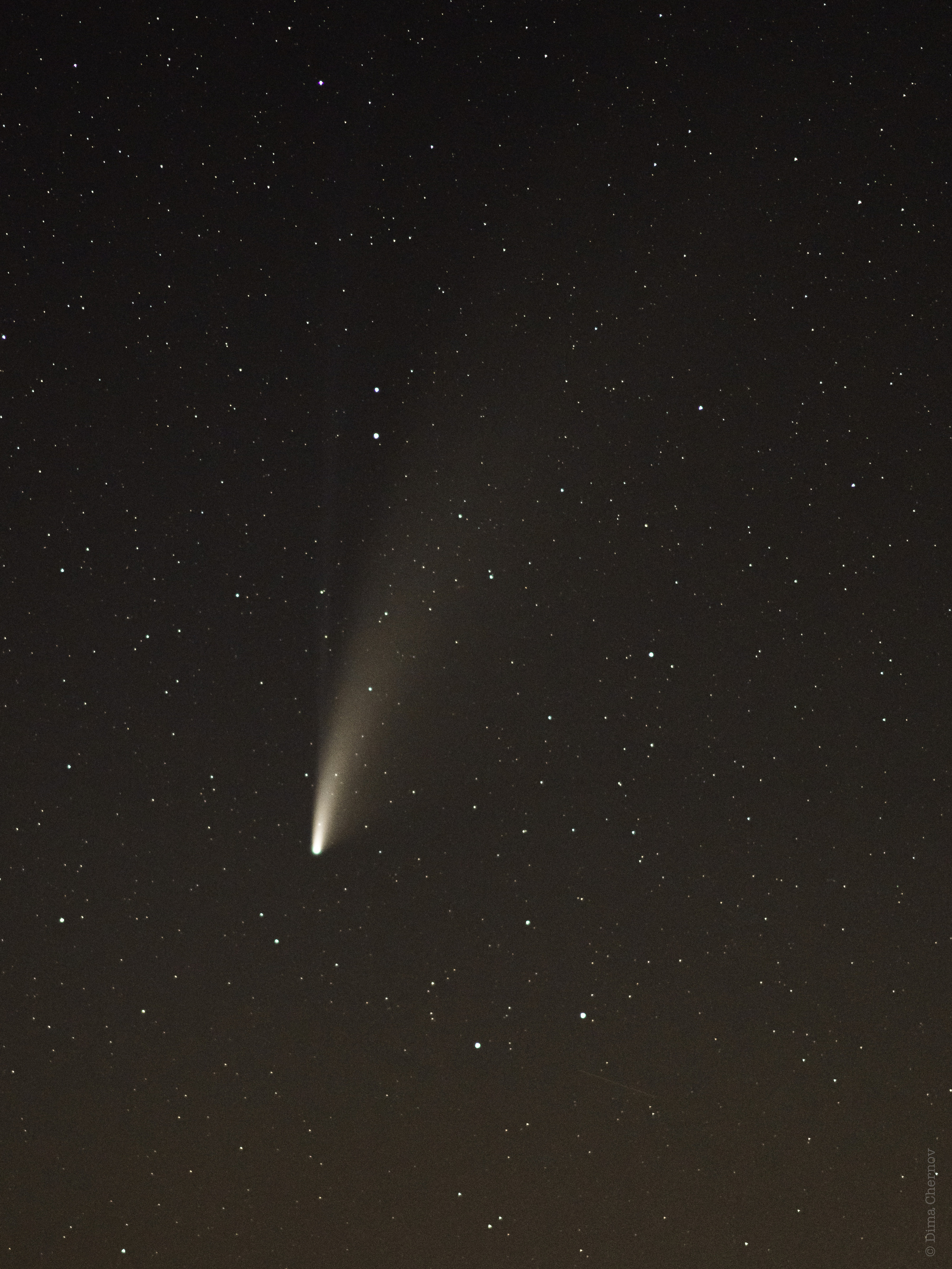 Комета C/2020 F3 (NEOWISE), июль 2020