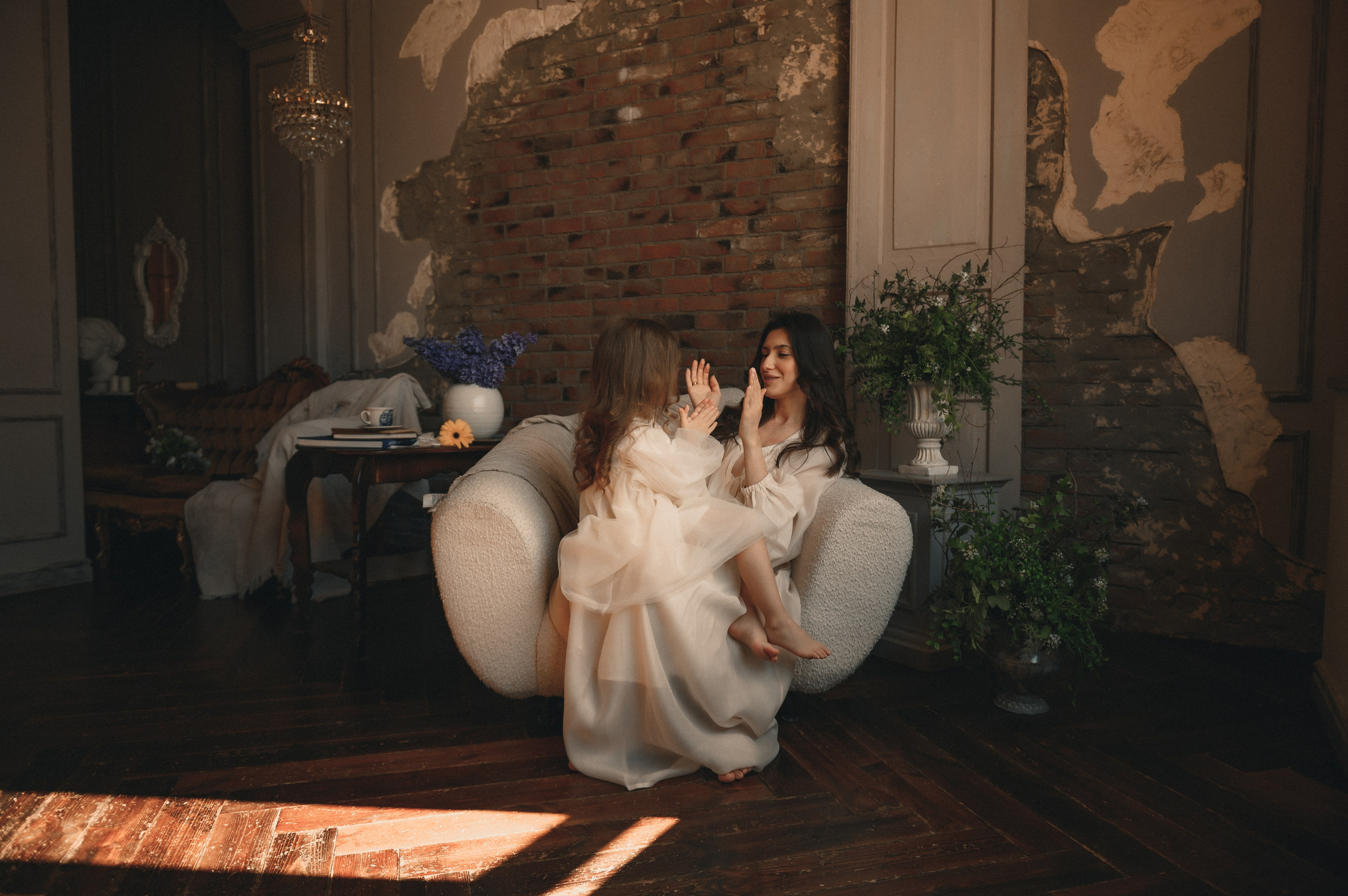 Мама и дочка. Студийная история. Семейный фотограф в г. Ставрополь, Сорокина Мария