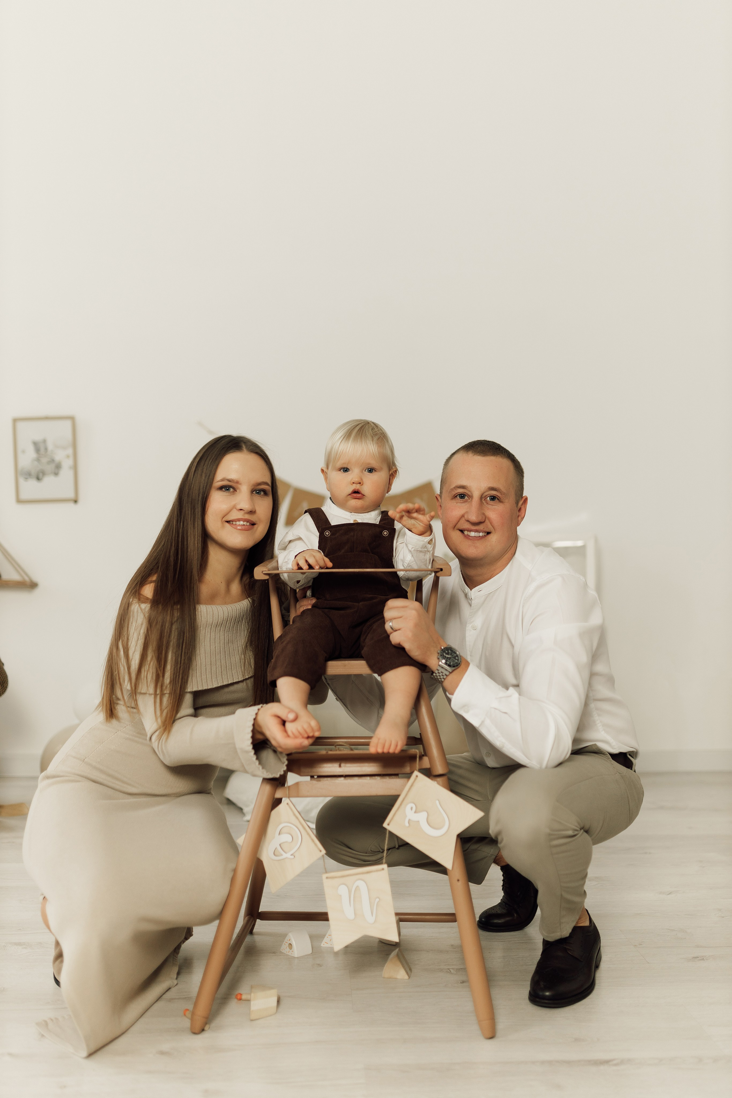 Лена с семьёй новый год+ 1 годик. Фотограф в Москве Юлия Хамзина