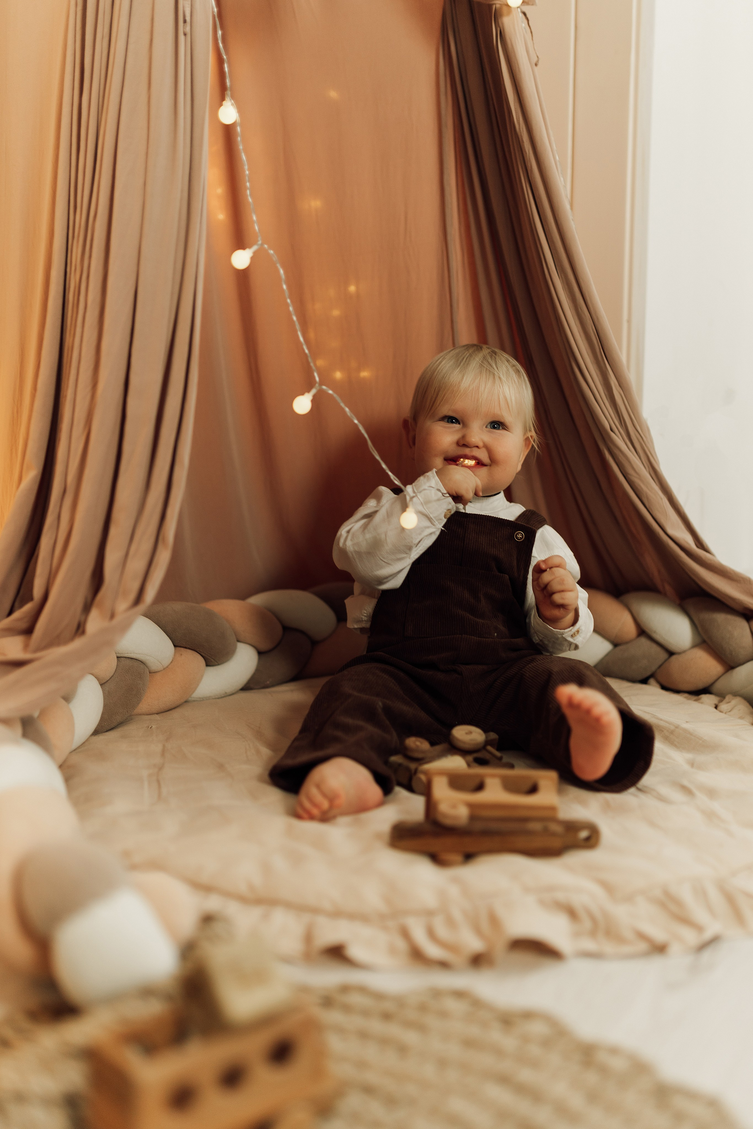 Лена с семьёй новый год+ 1 годик. Фотограф в Москве Юлия Хамзина