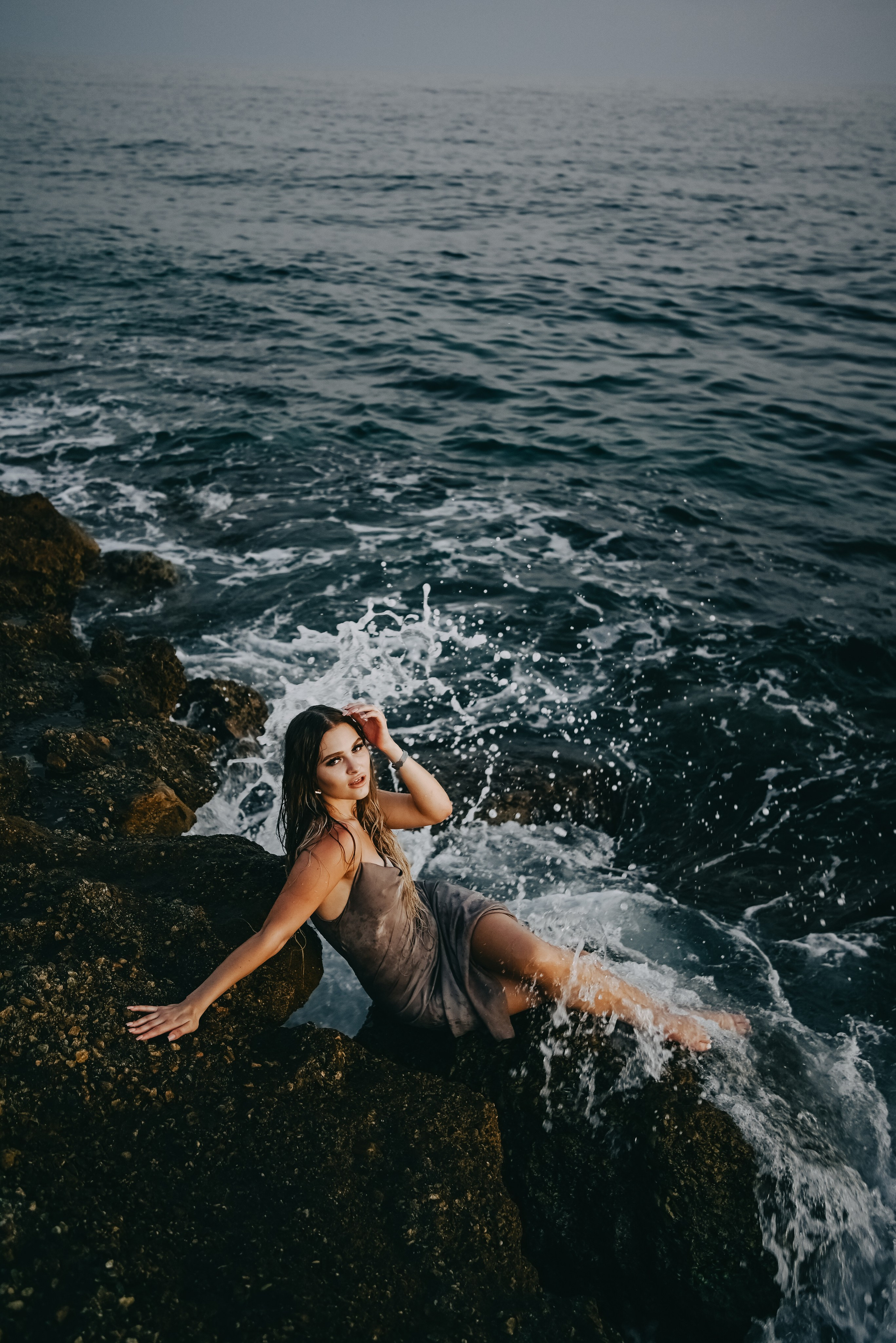 Портретная фотосессия на море. Портретный и свадебный фотограф в Тбилиси • xeniqo