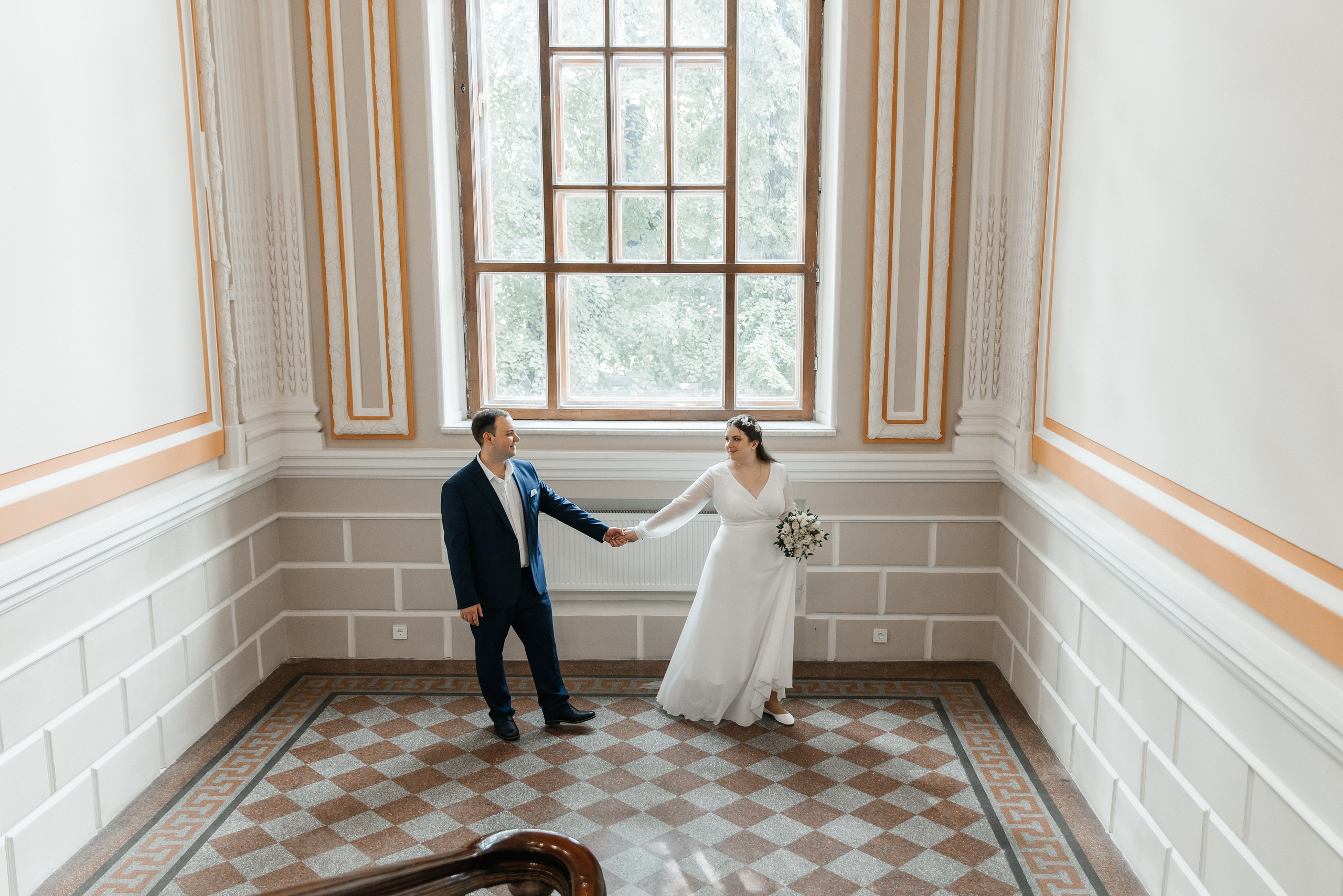 Анастасия и Никита | Библиотека им. Боголюбова. Фотограф Москва Шептаев Артём