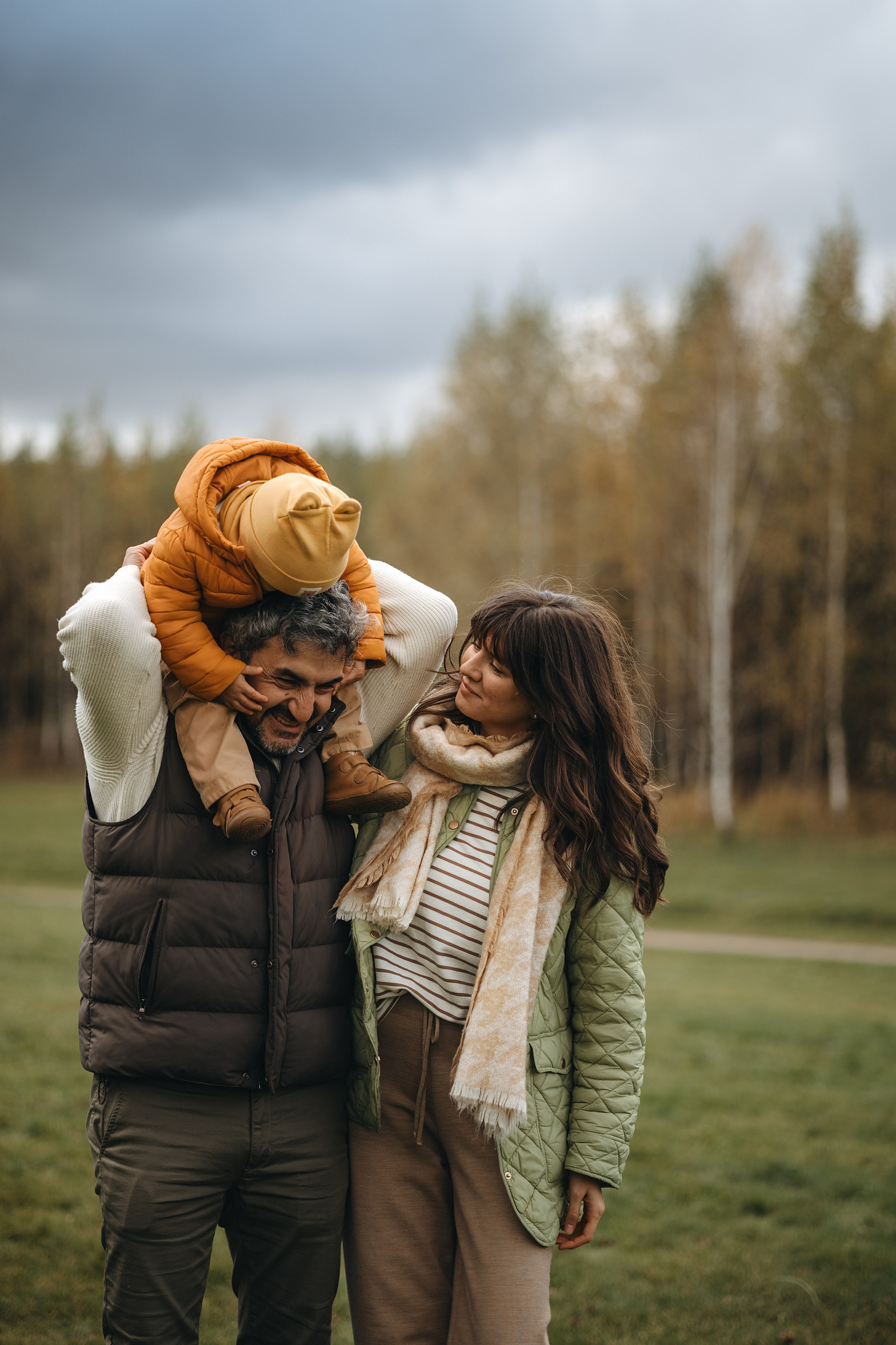 Осенняя семейная съемка. Фотограф Анималист в Москве Анастасия Жучкова