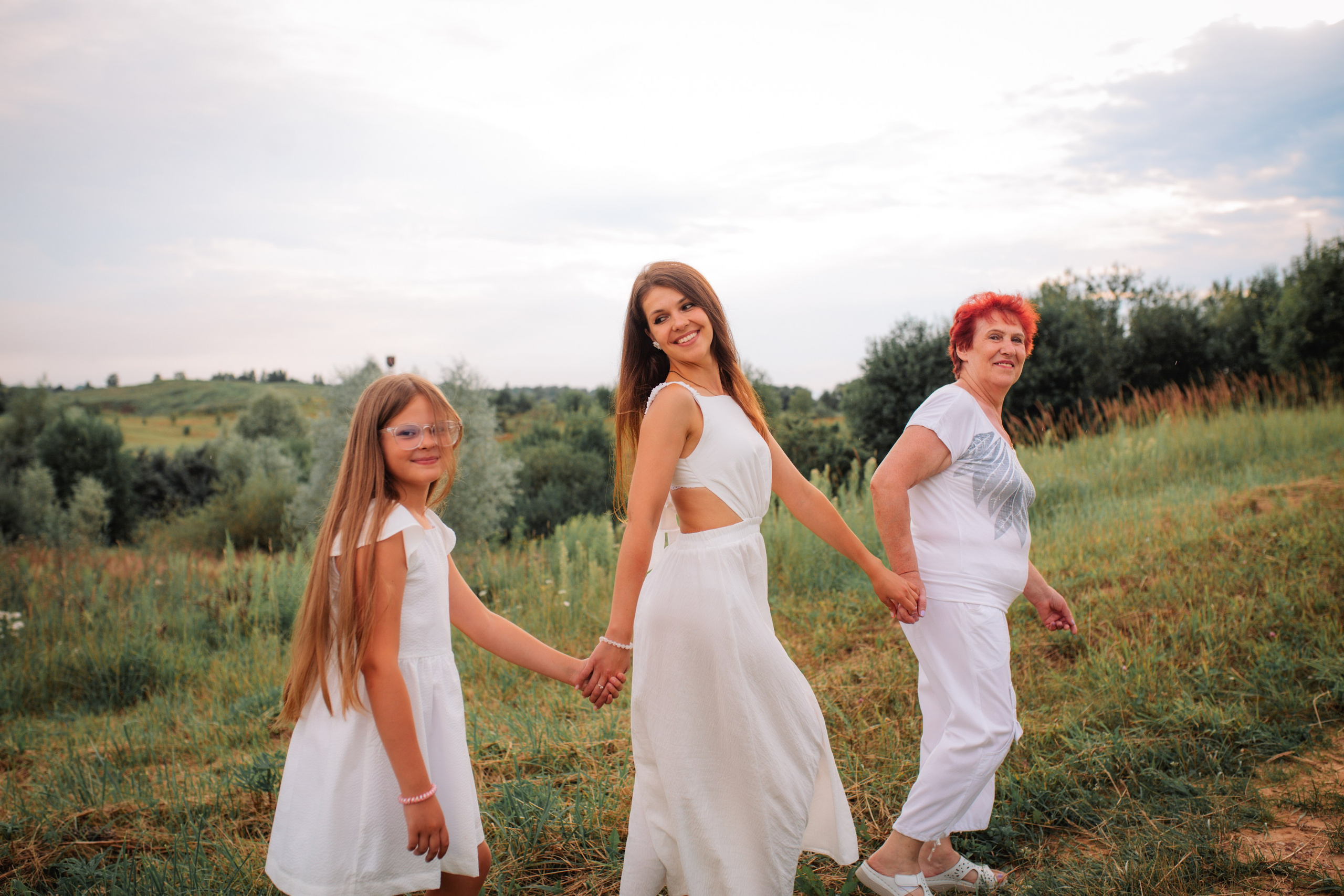 Катюша с семьёй