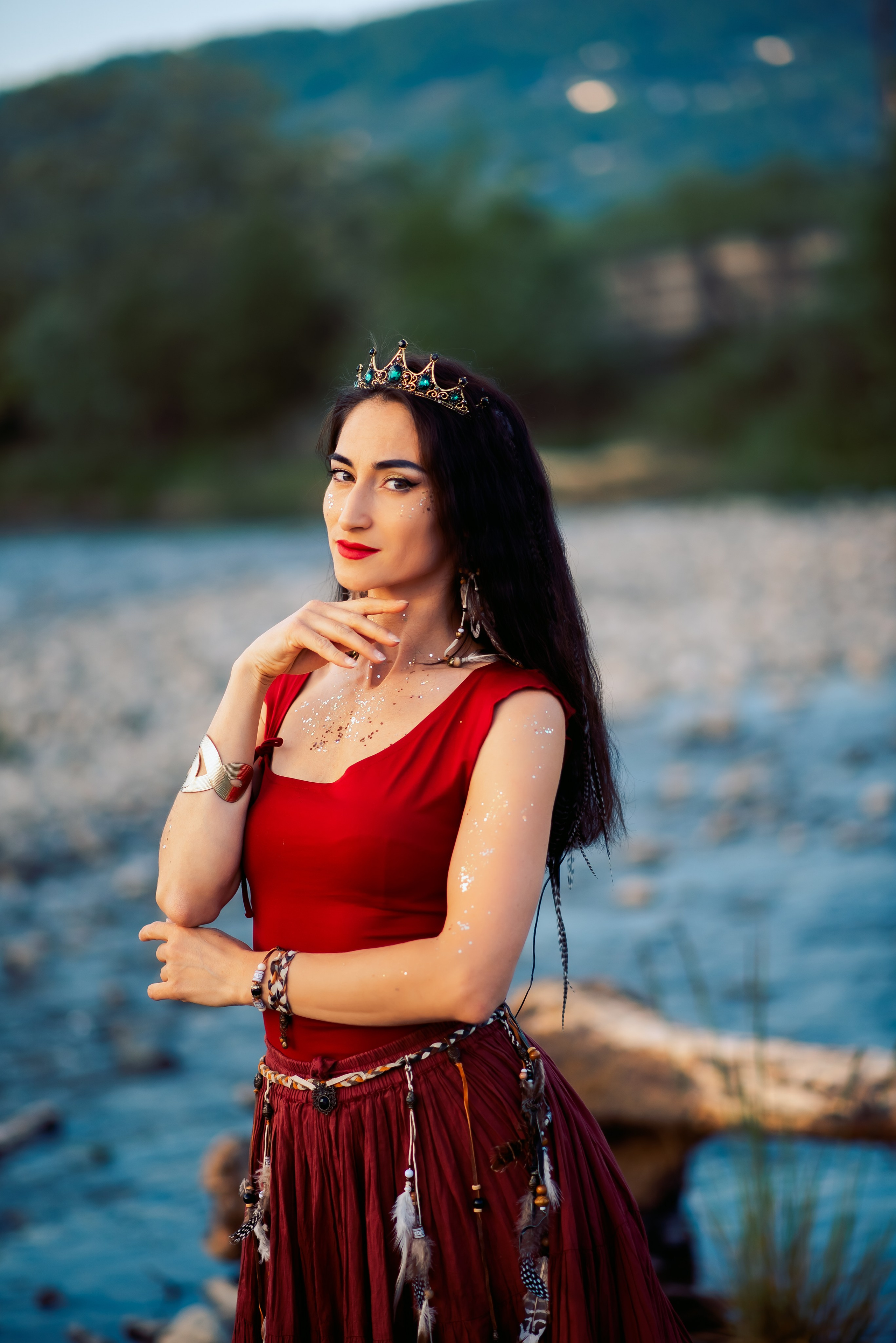 У костра. Семейный и женский фотограф Лоо Краснодар Сочи Энем Татьяна Трибурт