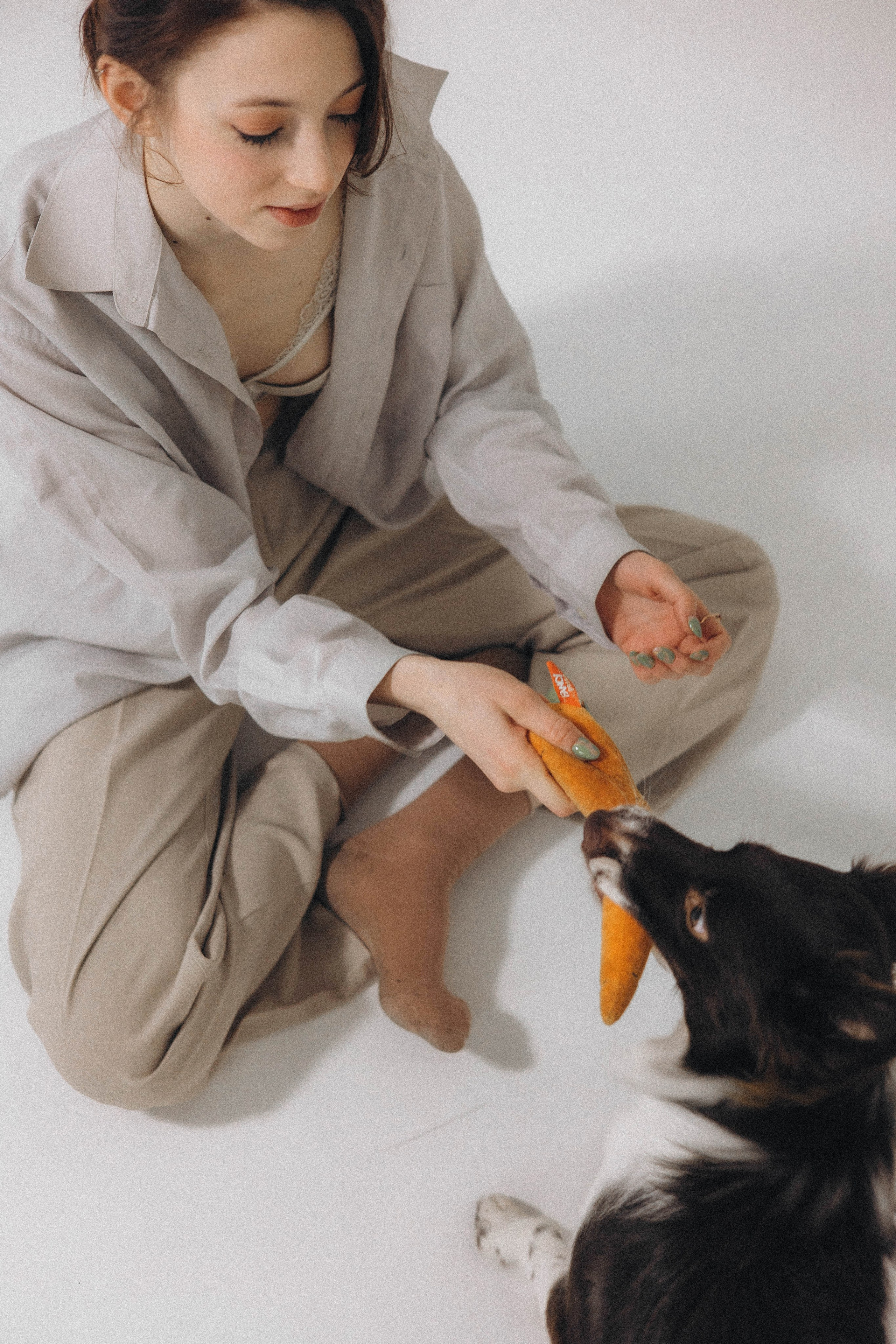 Алена и Гвендолин. Фотограф-анималист Богданова Полина