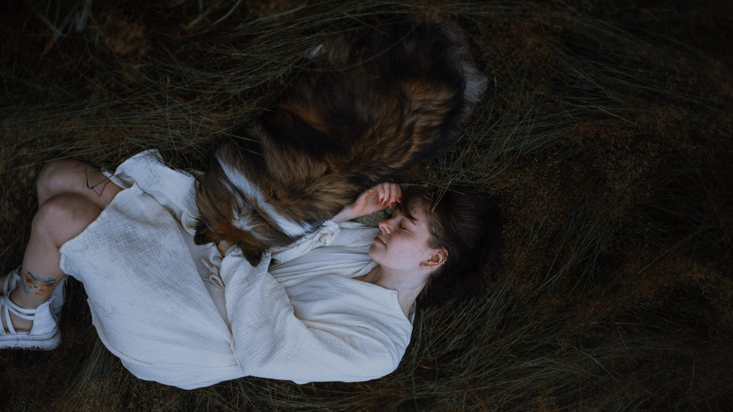 Аня и Скай. Фотограф-анималист Богданова Полина