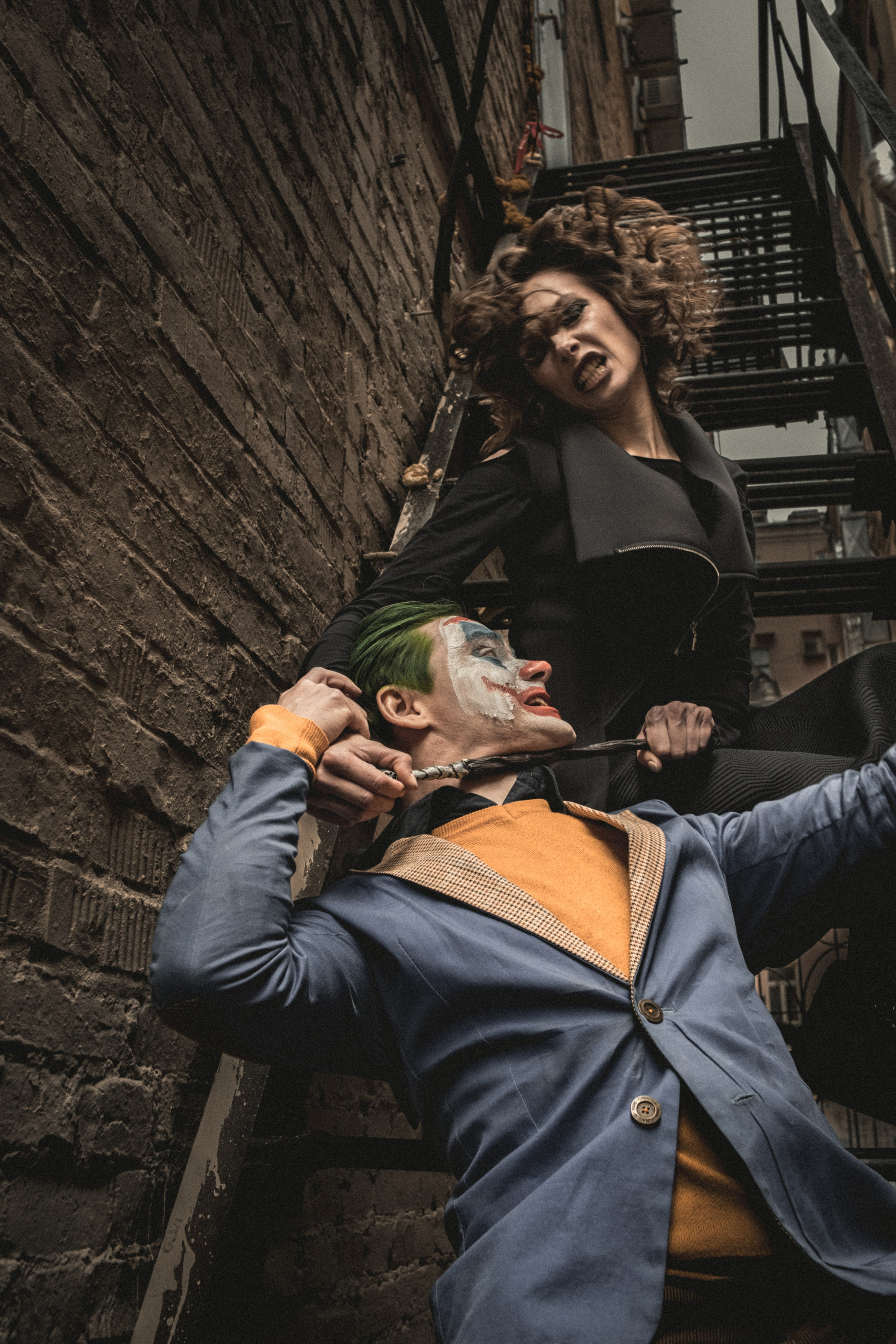 Схватка Джокера и Беллатрисы Лестрейндж. Портретный фотограф в Москве Виталий Сабирзянов