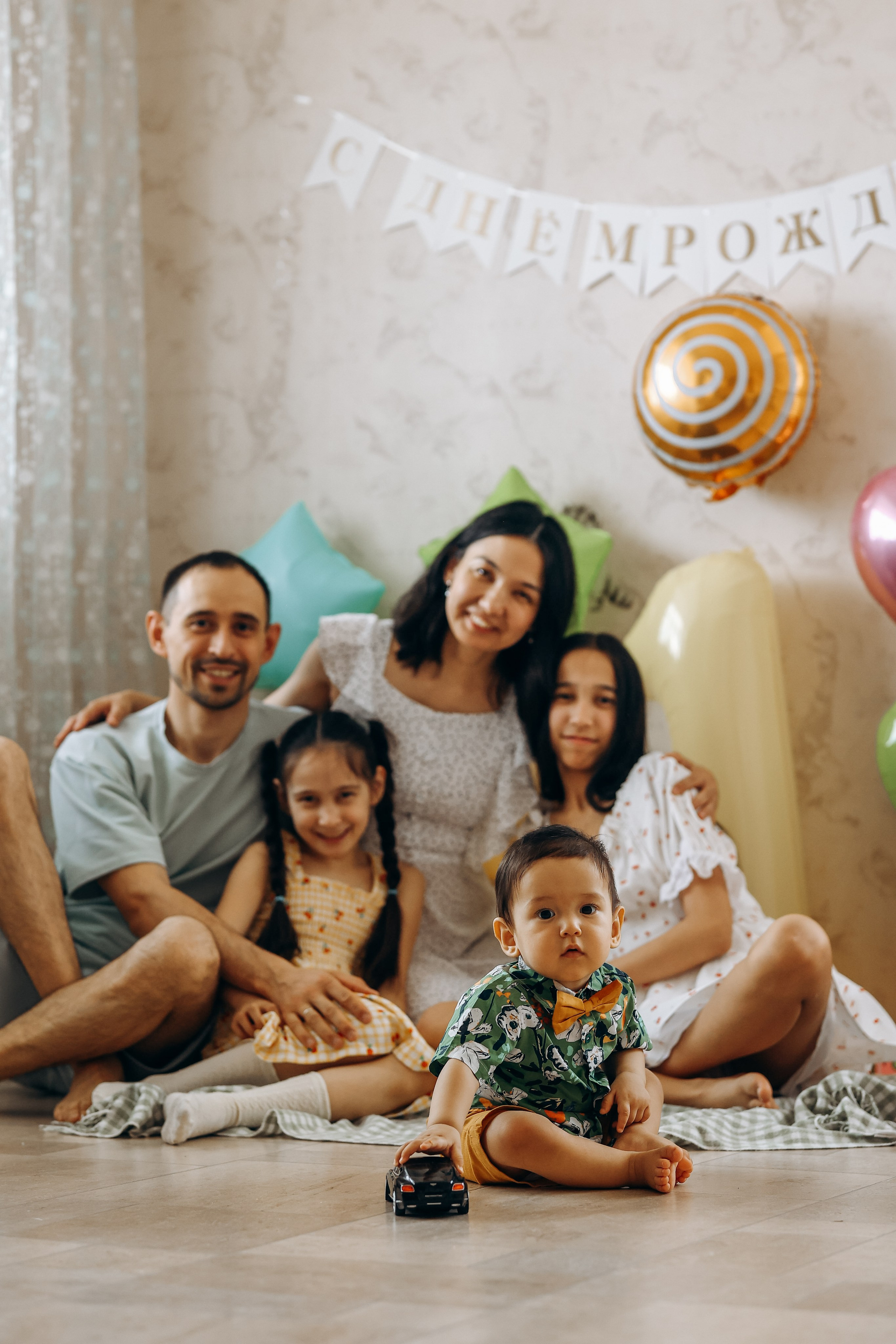 Годовасие маленького львенка. Детский фотограф в Дубне и Кашине Елена Карпушина