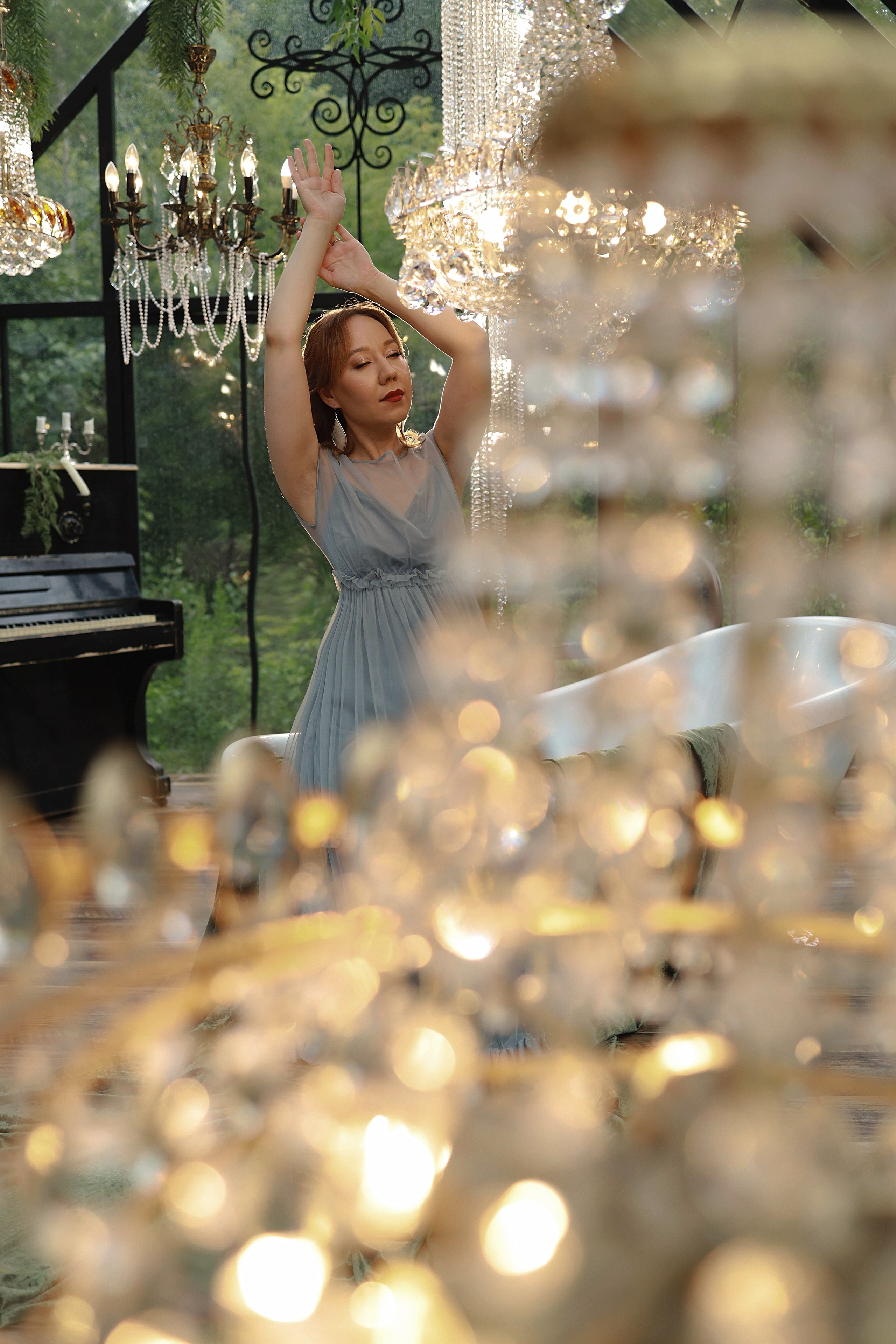 Фотосессия на веранде с большими люстрами!. Иванова Ирина Свадебный и семейный фотограф г. Уфа