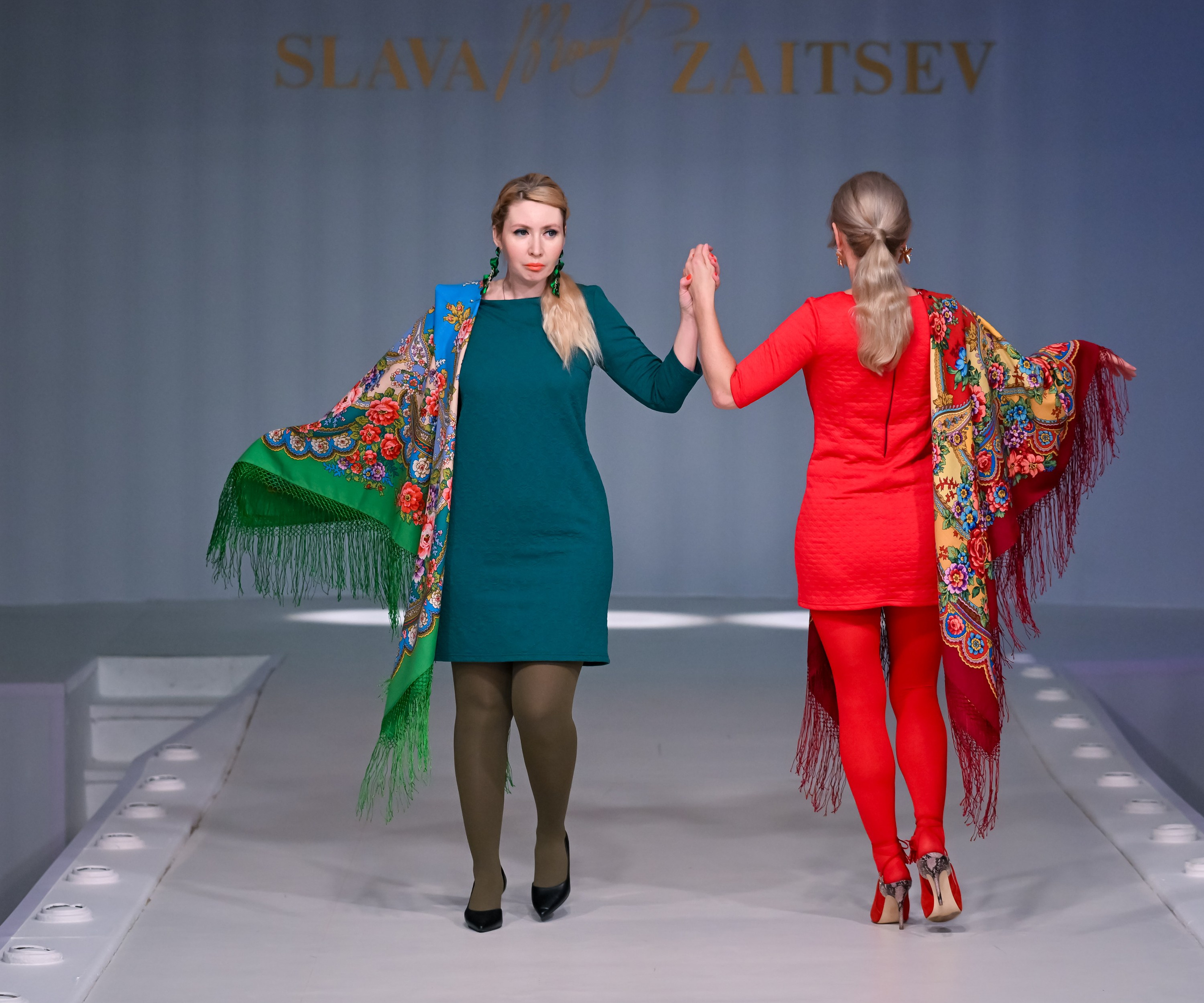 Показ в доме моды В.Зайцева. Коллекционер и искусствовед Олеся Ястребова