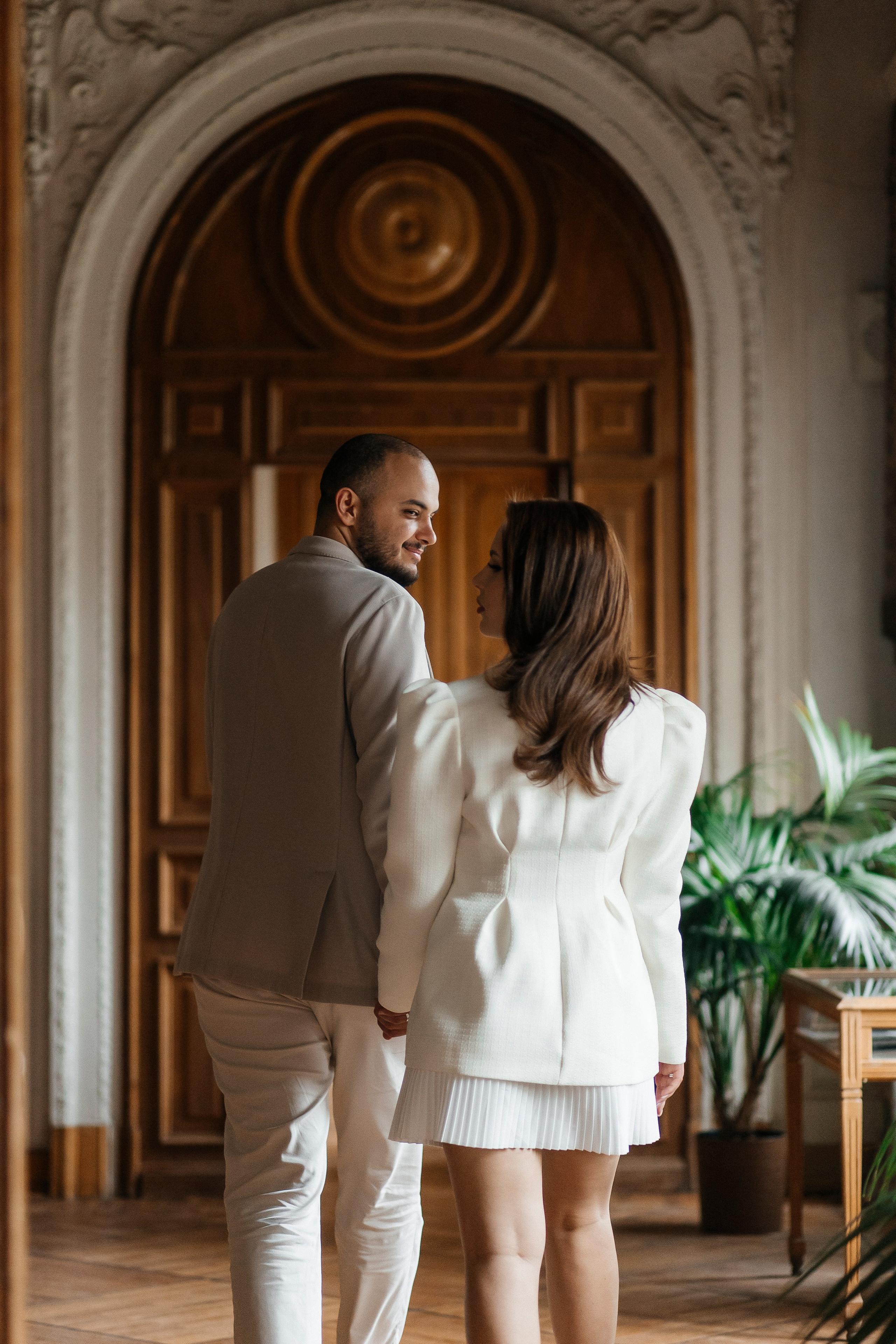 Анастасия и Мостафа (библиотека + прогулка). Фотограф в Москве Екатерина Потапова