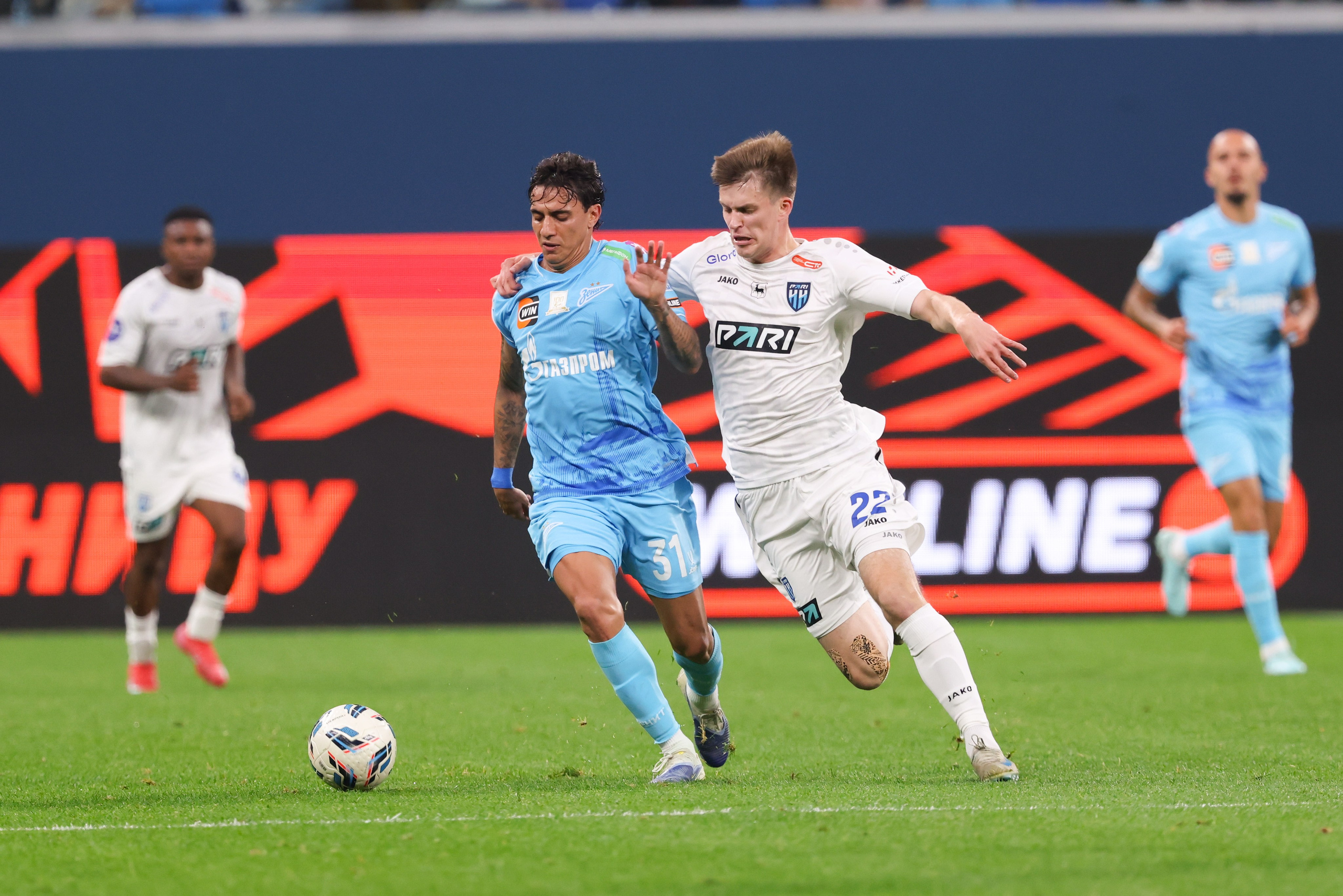 ФК «Зенит» — ФК «Пари НН» 30.08.2025. Спортивный и репортажный фотограф Антон Тереханов