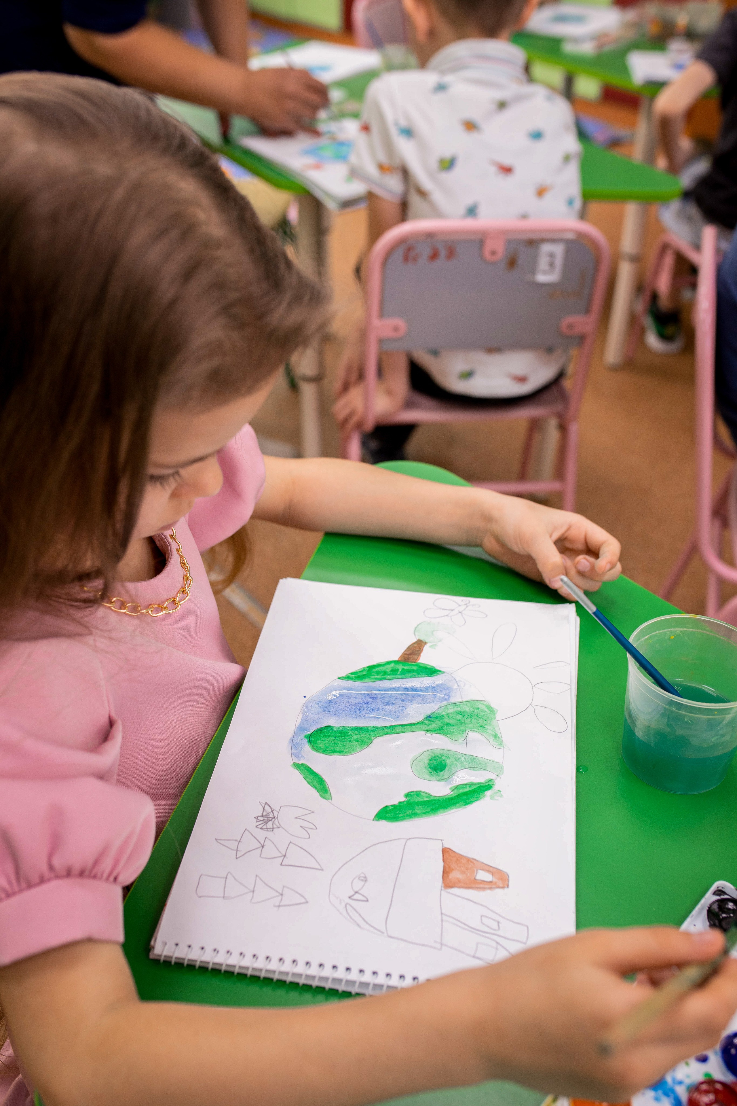 Степа, Даша и Алиса в детском саду. Семейный и детский фотограф город Тында Дарья