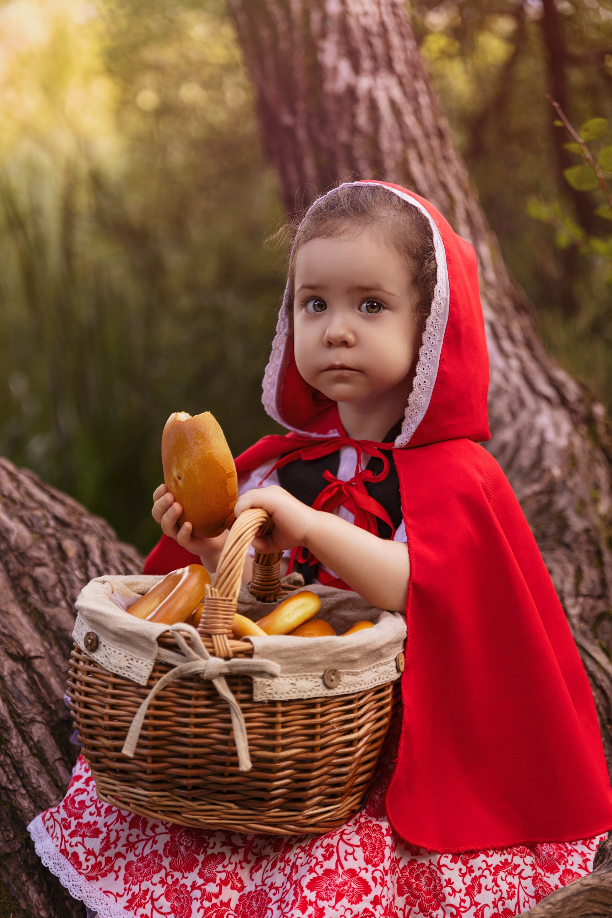 История невероятно храброй и милой Красной шапочки). Трубинова Екатерина | Семейный фотограф | Москва