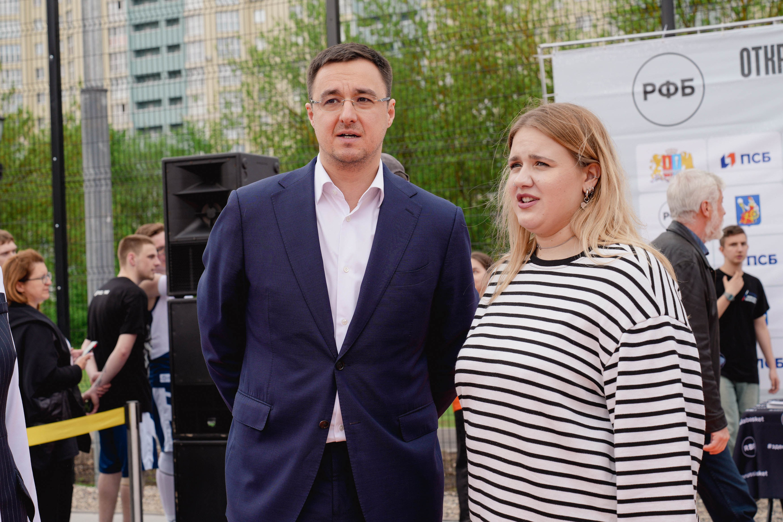 Открытие Центра уличного баскетбола. Спортивный и репортажный фотограф в Иваново Сергей Силкин