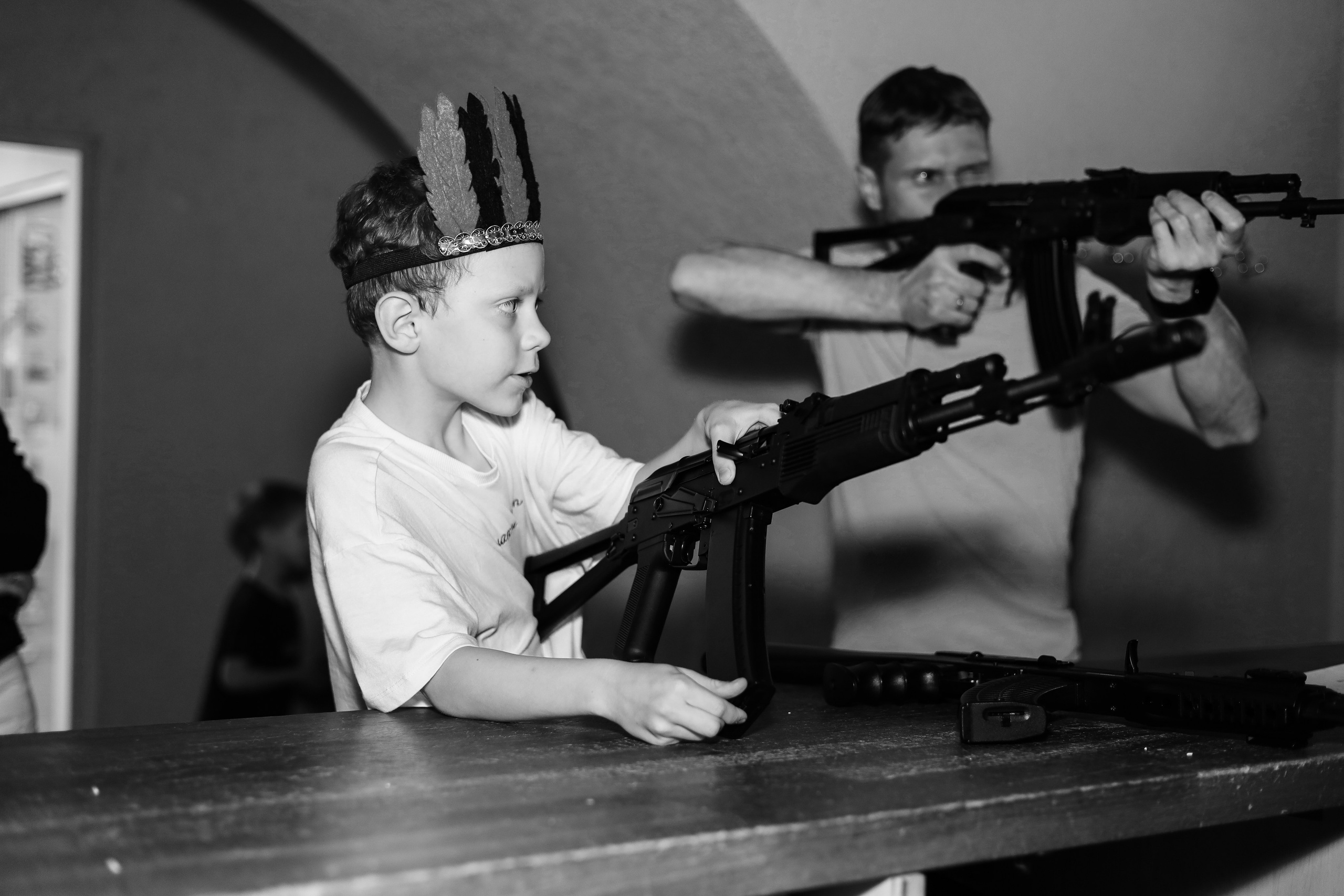 День рождение в стрелковом клубе. Фотограф Надршина Лилия