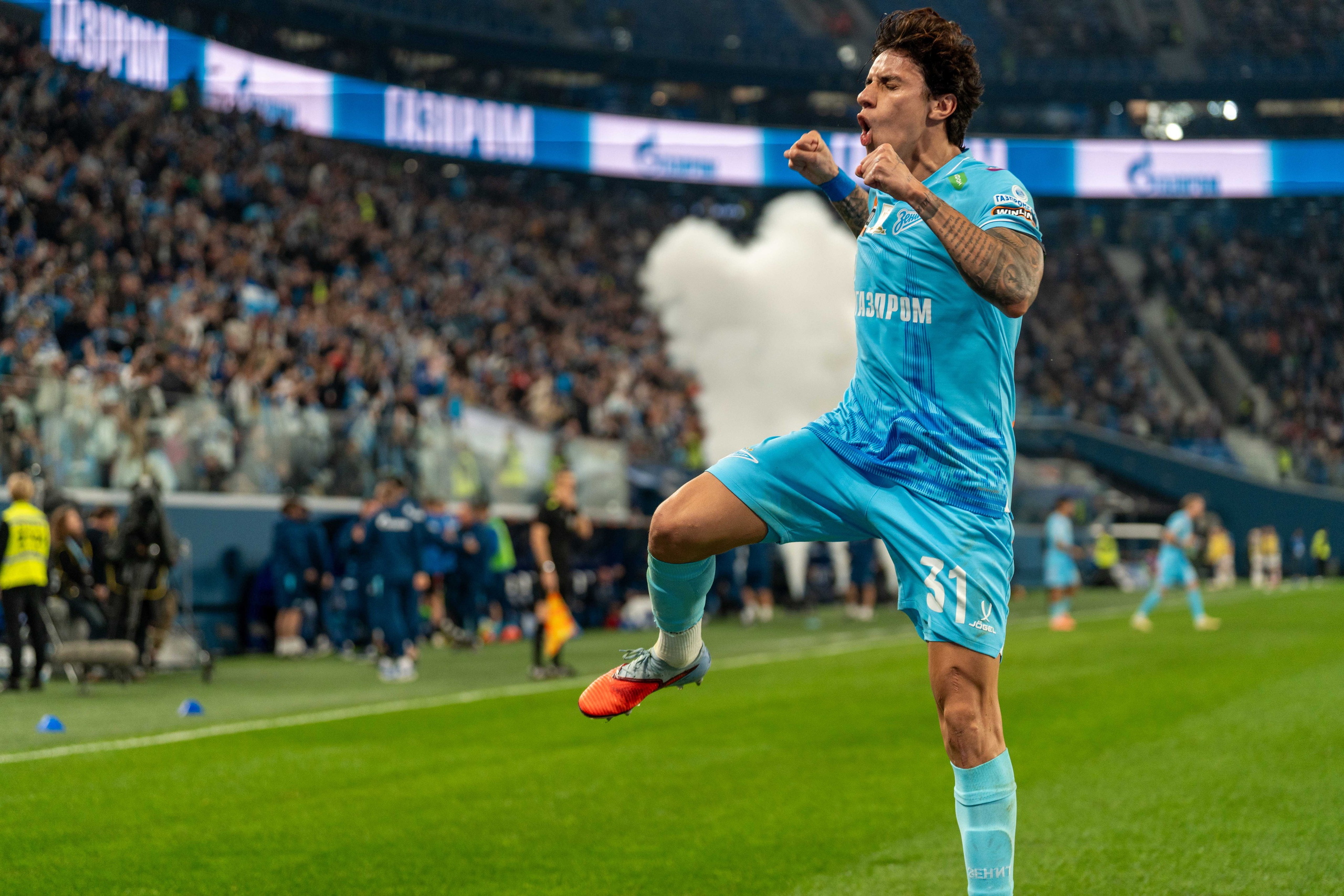 Зенит — Динамо (Москва): фотогалерея РПЛ, 13 тур на Газпром Арене | Антон Гауф. Спортивный фотограф в Санкт-Петербурге | Антон Гауф