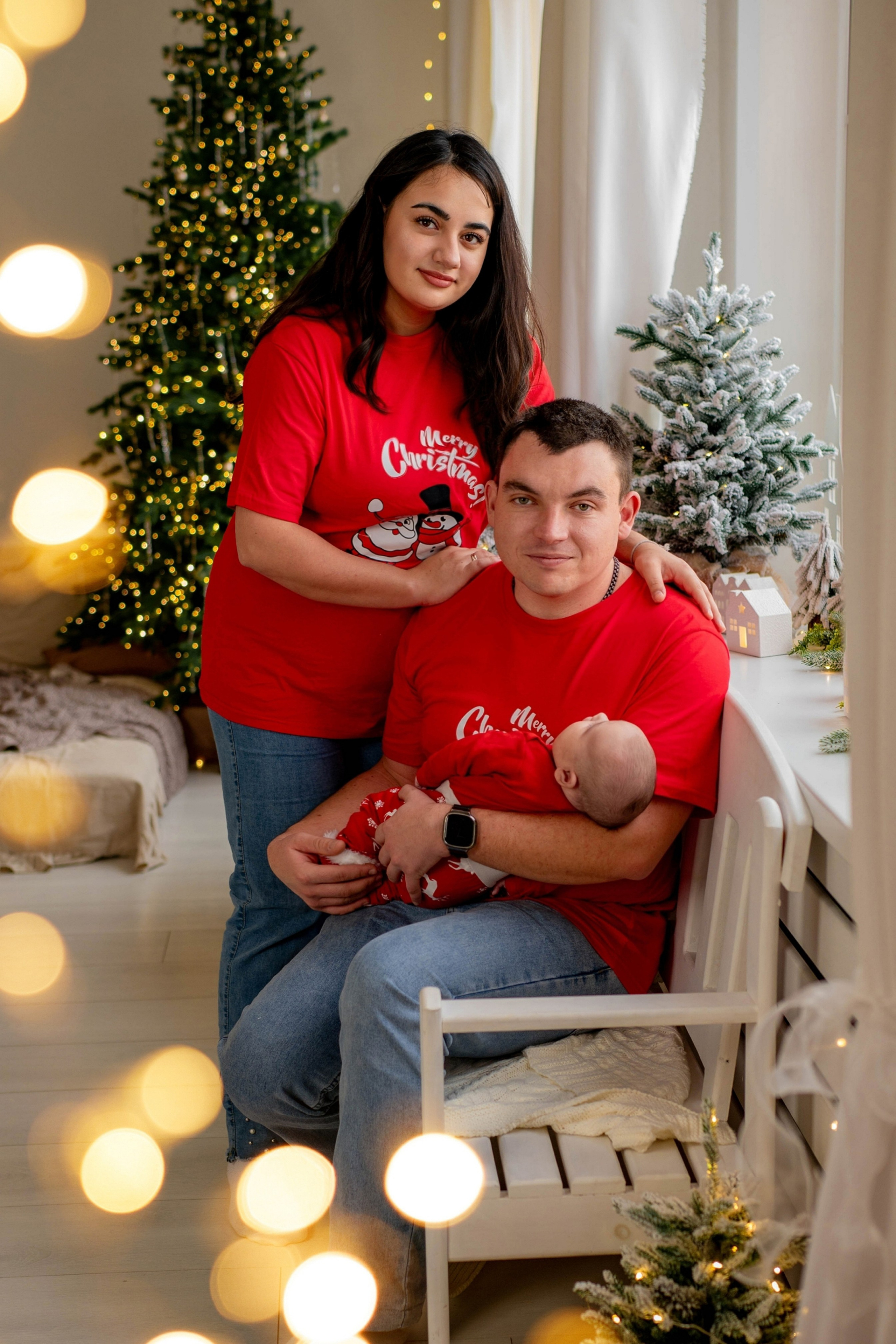 Марина и Дмитрий со своей малышкой. Семейный и свадебный фотограф в Абакане Юлия Су