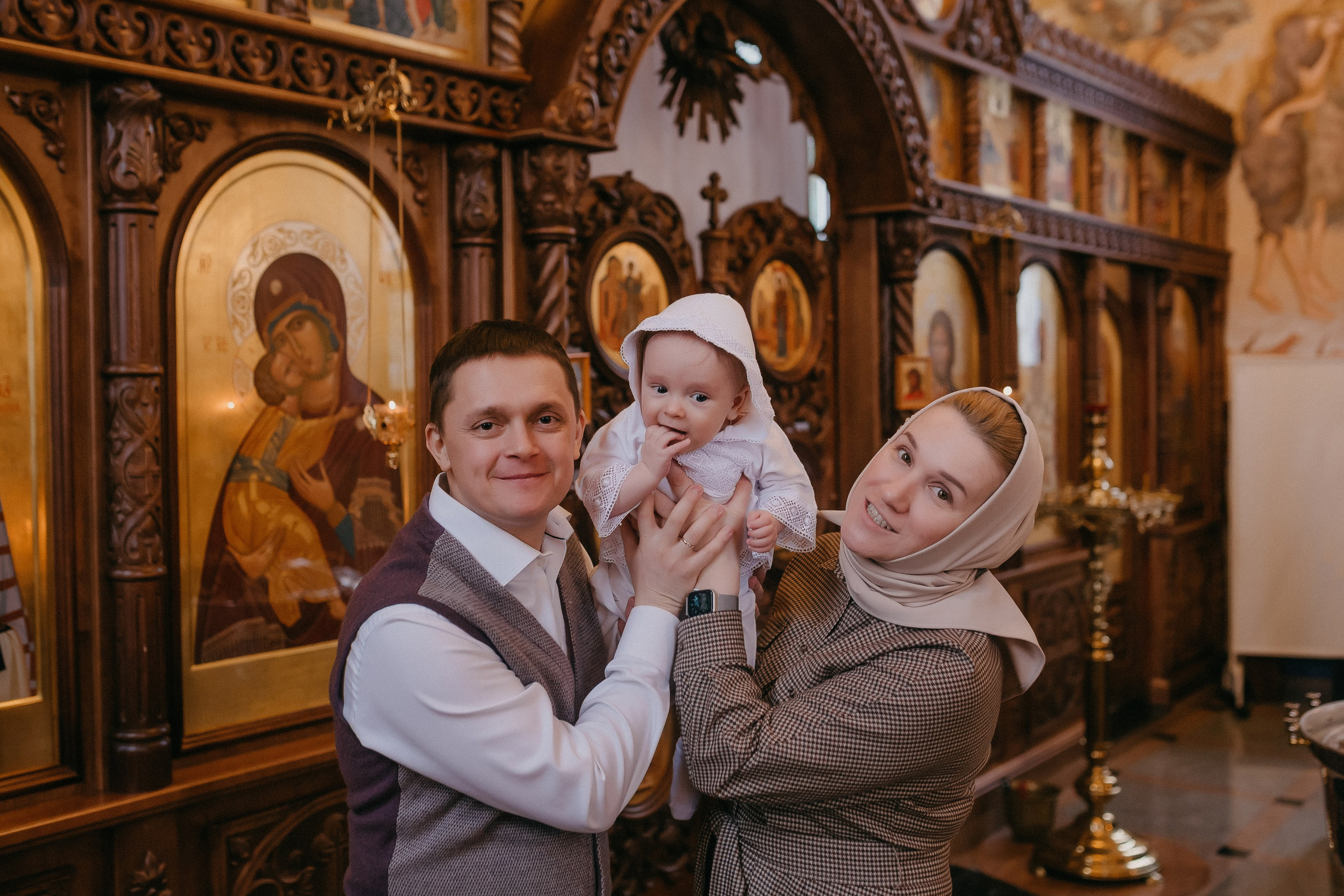 Крещение Владимира. Храм Георгия Победоносца. Семейный фотограф в Сургуте