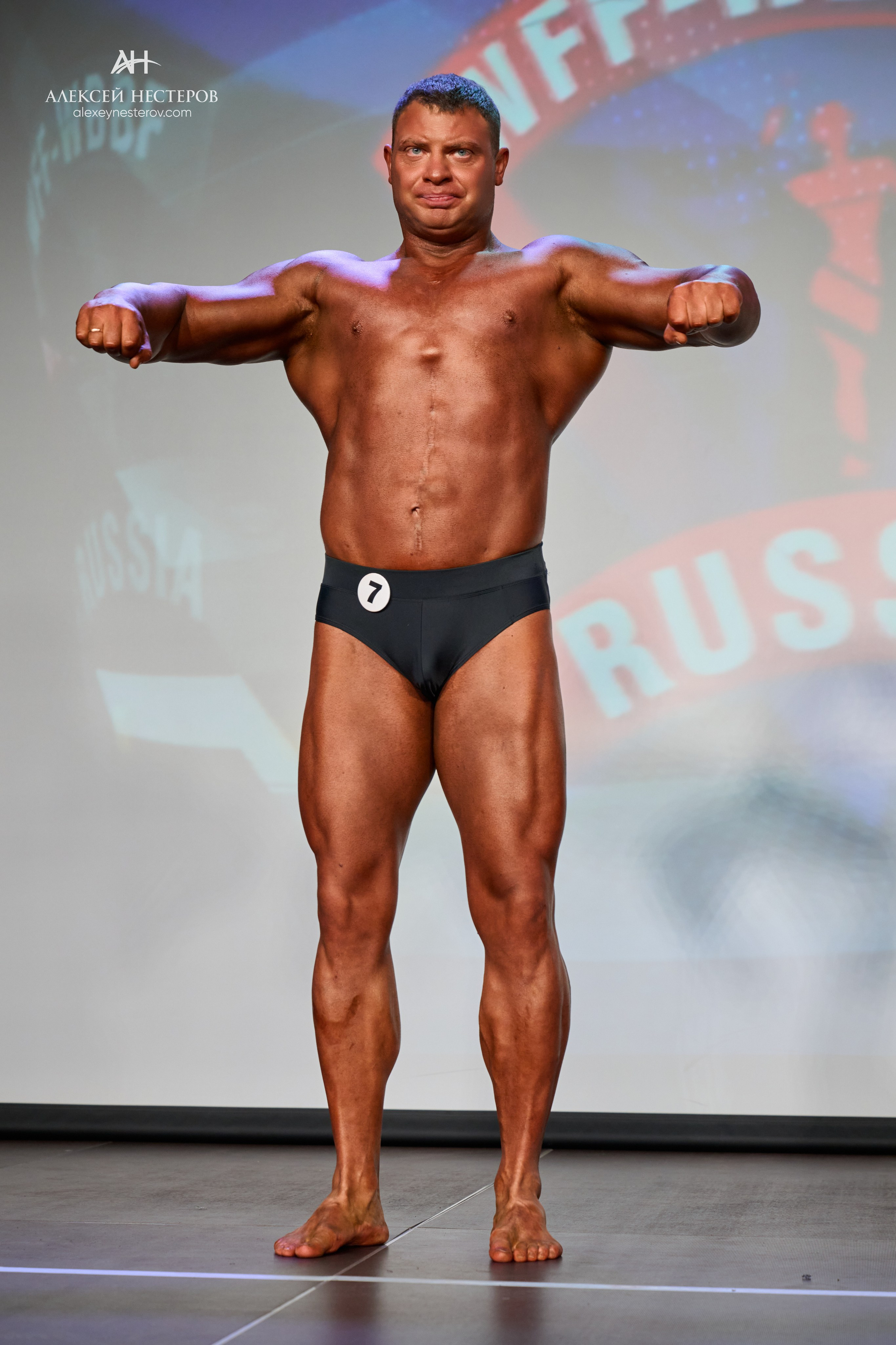 Фото с турнира «Прометей 2, WFF-WBBF Russia» 26 октября 2025. Спортивный фитнес фотограф Алексей Нестеров