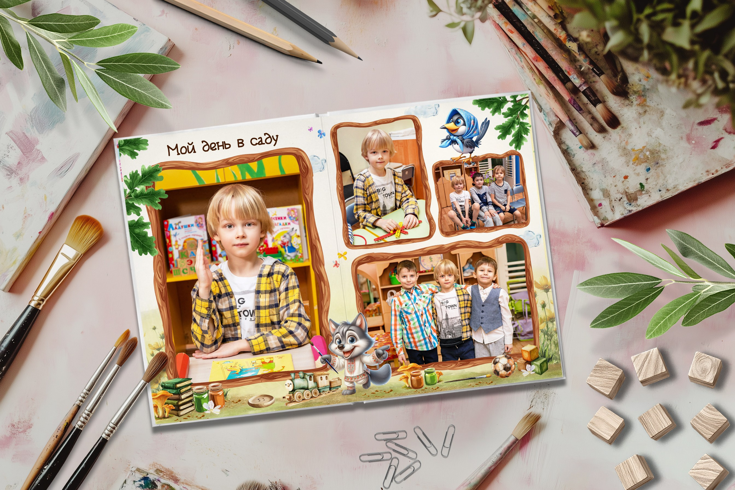 Дизайн альбома «теремок». Выпускные альбомы в Подольске Москве и МО