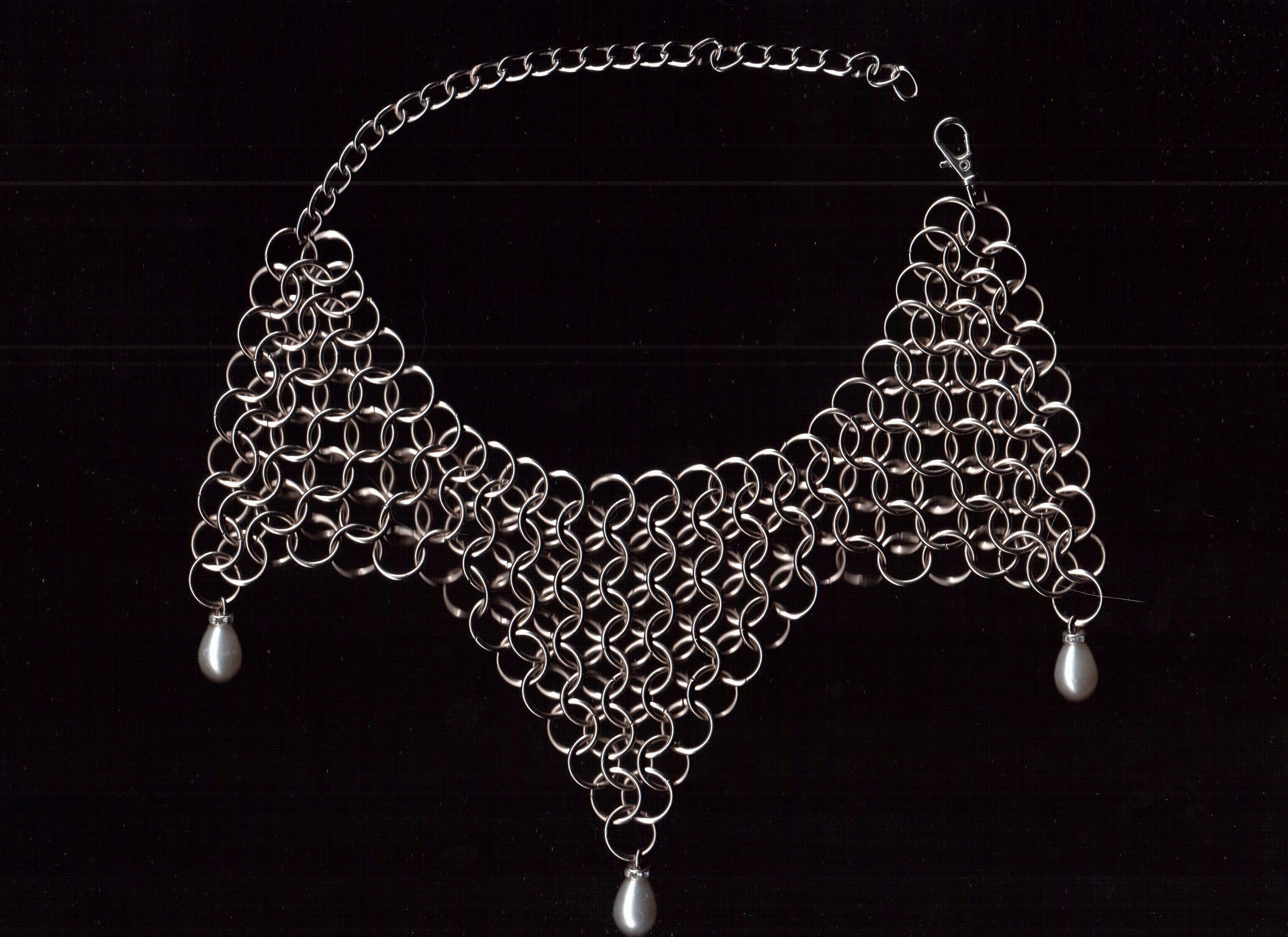 Чокеры из кольчуги. Украшения из кольчуги в Москве Соня Спросонья