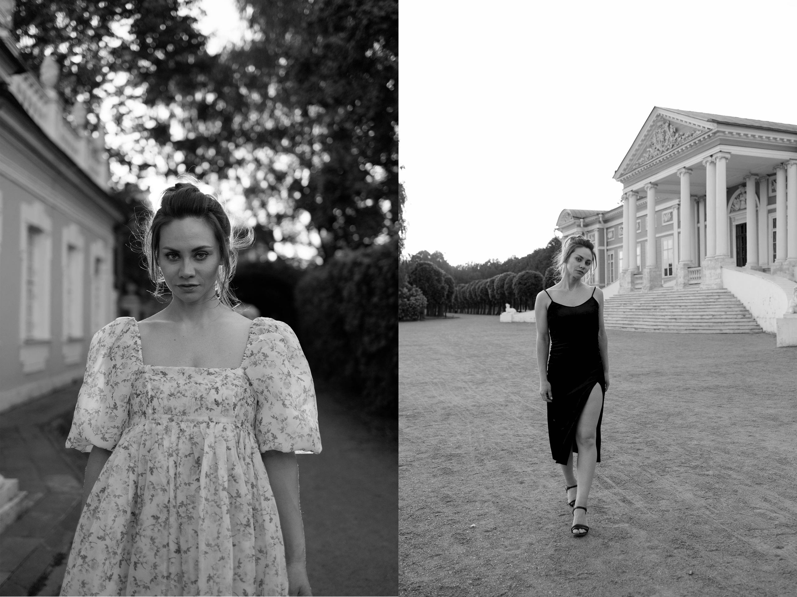 Фотосессия в парке Марии. Женский портрет вне времени. Санкт-Петербург