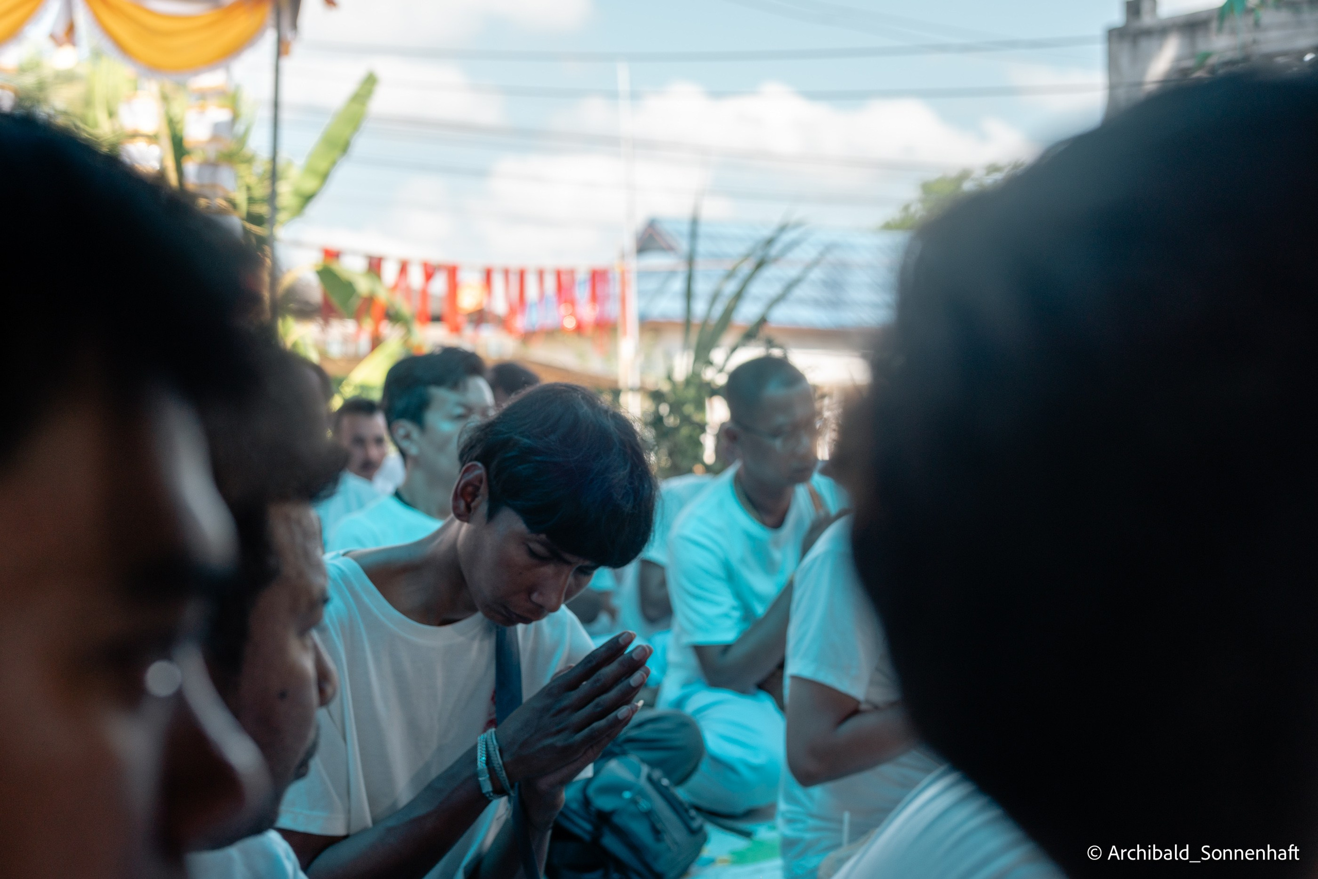 Thai monk. Photographer in Guangzhou, China. Archibald Sonnenhaft