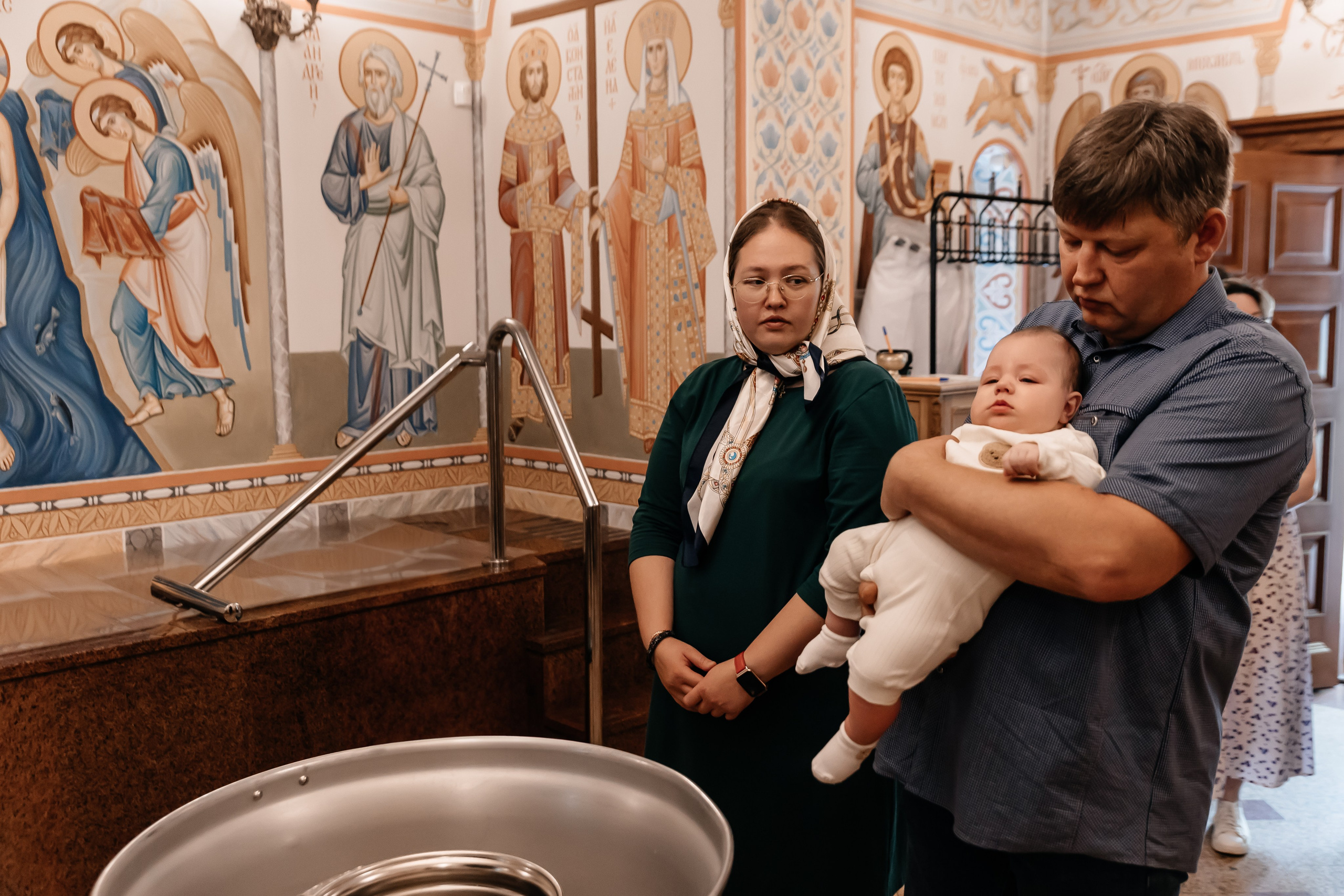 Крещение Максима. Семейный фотограф Минск Усова Ольга