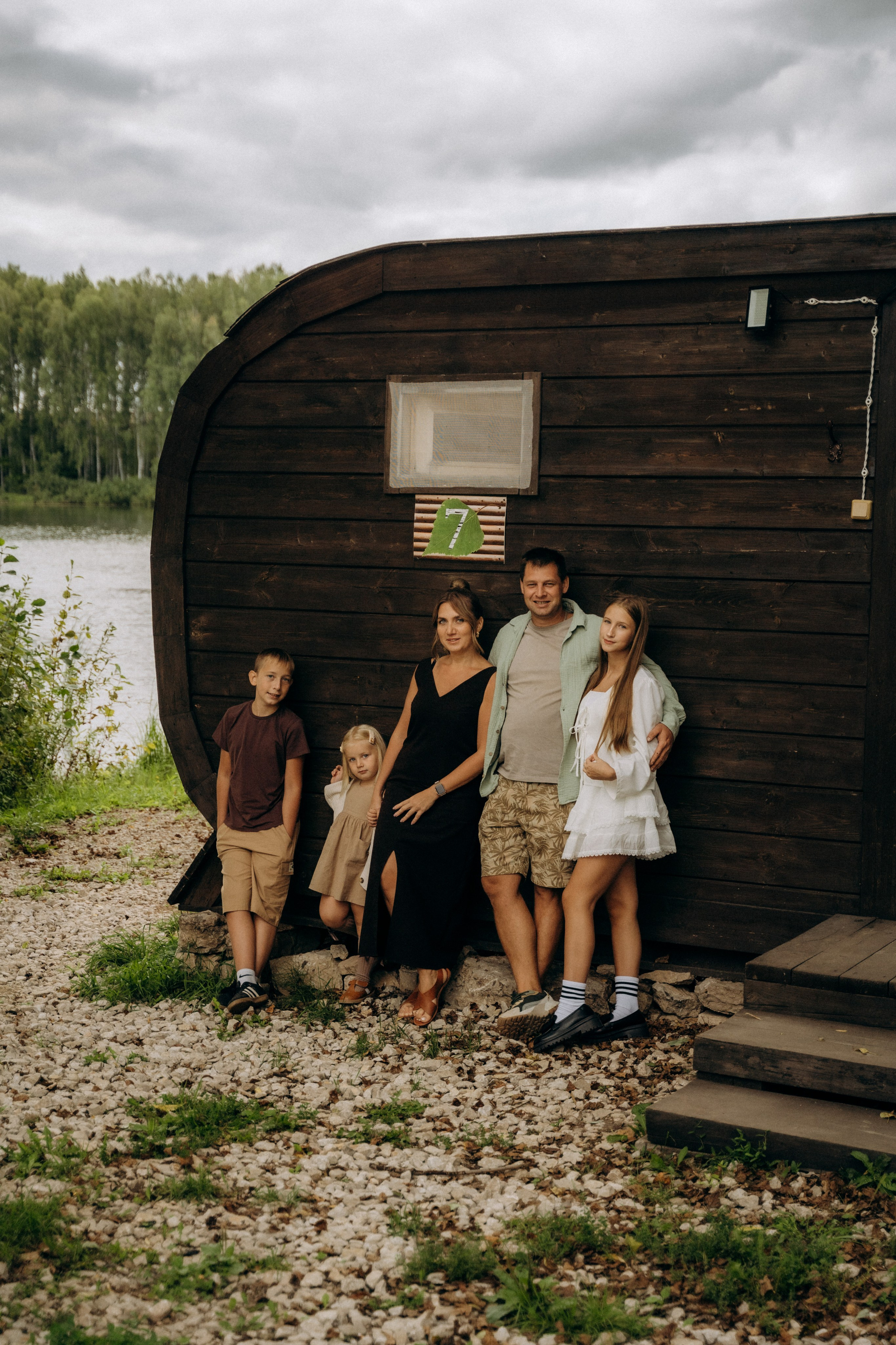 Семья в Березовой роще. Фотограф в городе Бирск Самойлова Екатерина