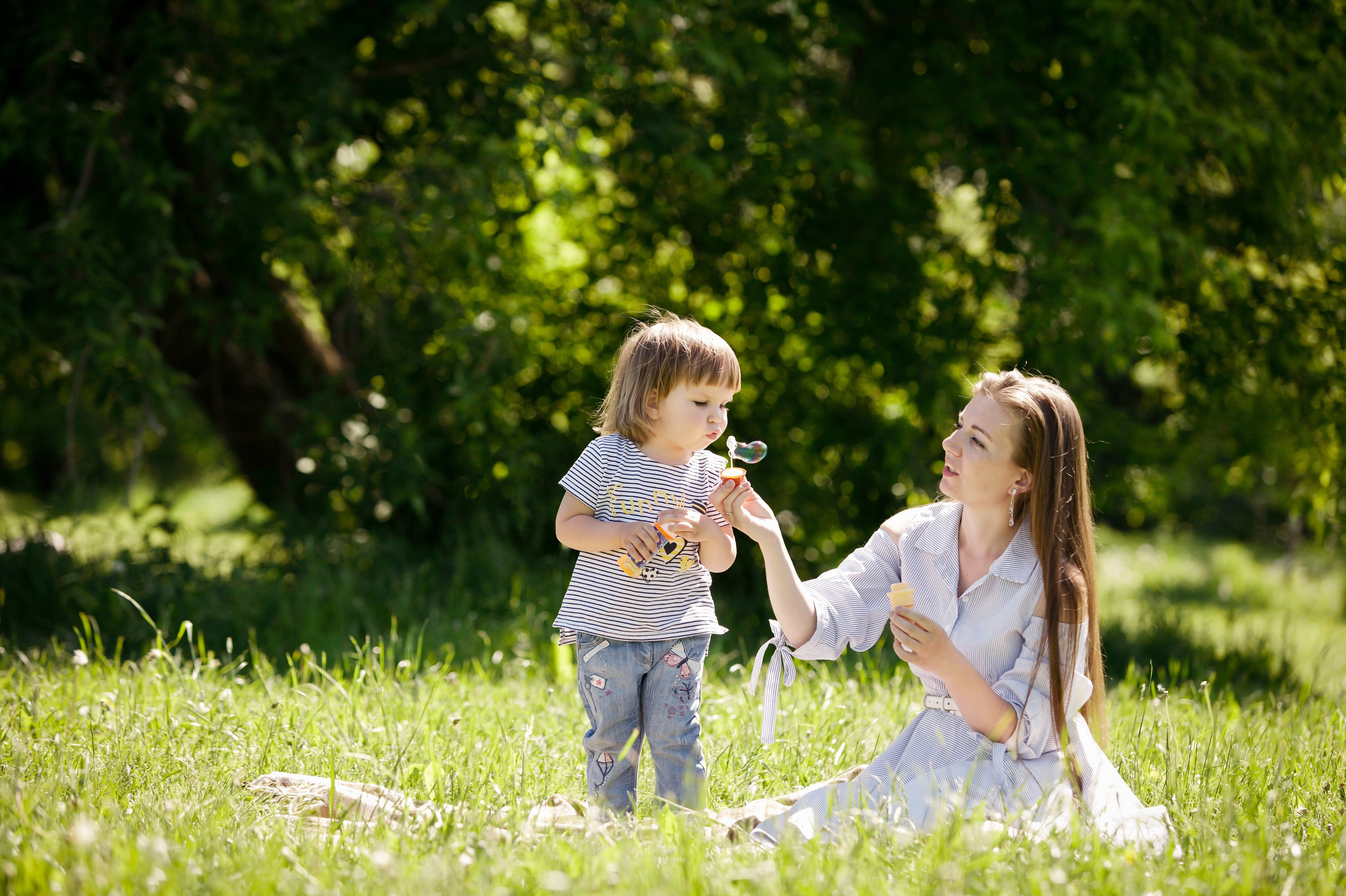 Семейная съемка в парке. Фотографы в Москве Светлана Устинова и Сергей Грачев