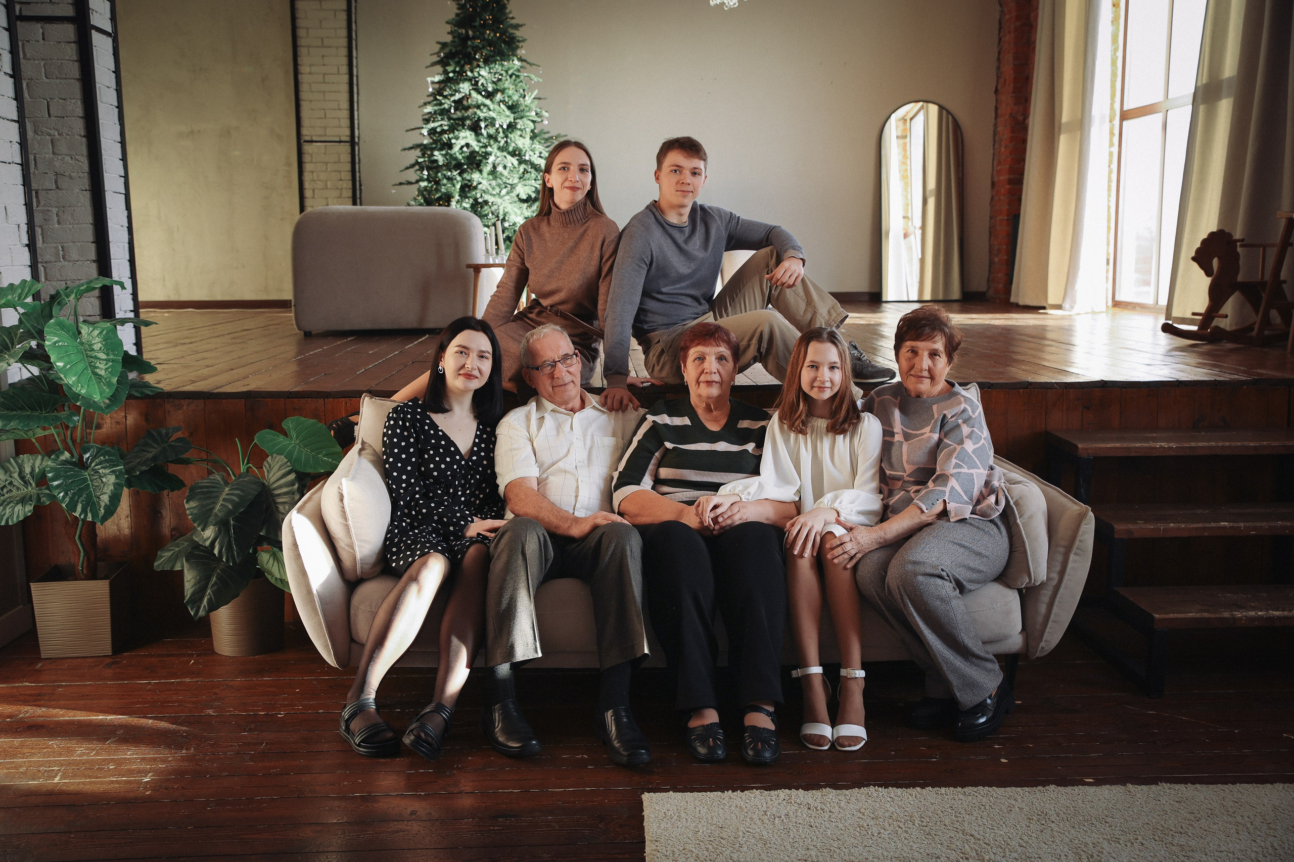 Семейная фотосессия Большая семья Фотосессия с родителями. Фотограф Владимир Москва