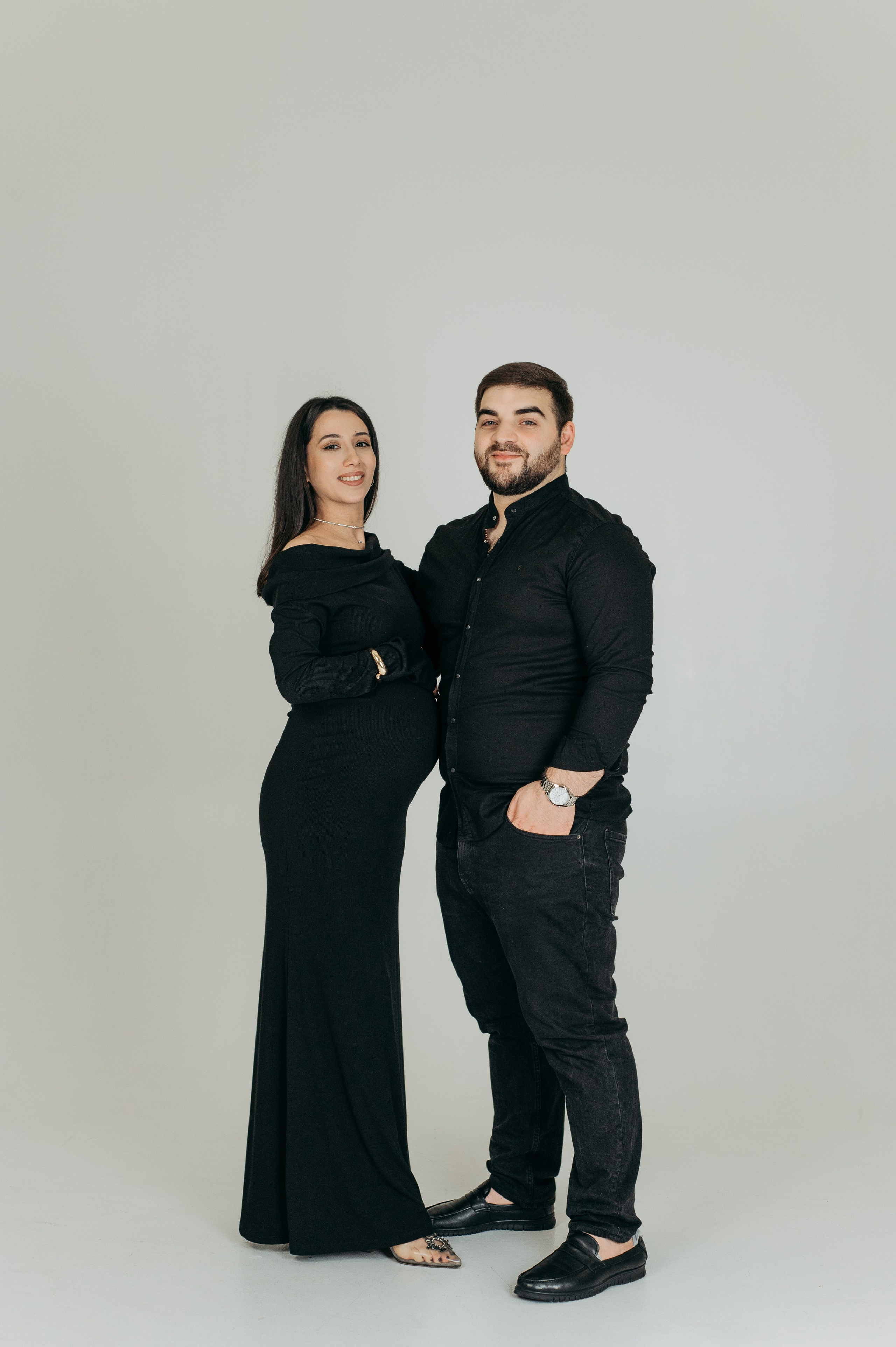 Семейная фотосессия на циклораме. Семейный и свадебный фотограф в Санкт-Петербурге Юлия Мельникова