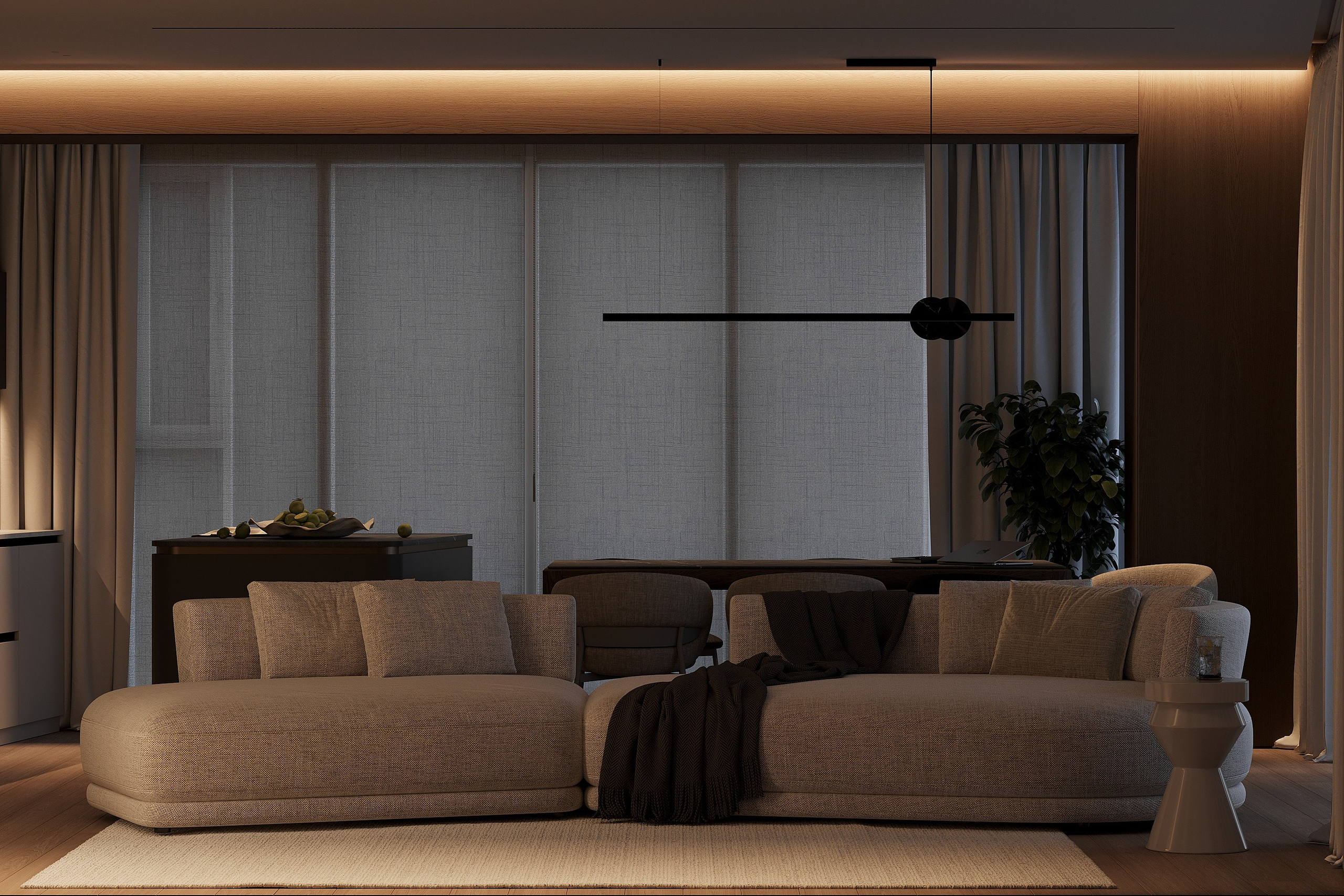 ЖК Sky House. Студия дизайна интерьера mono moon в Москве