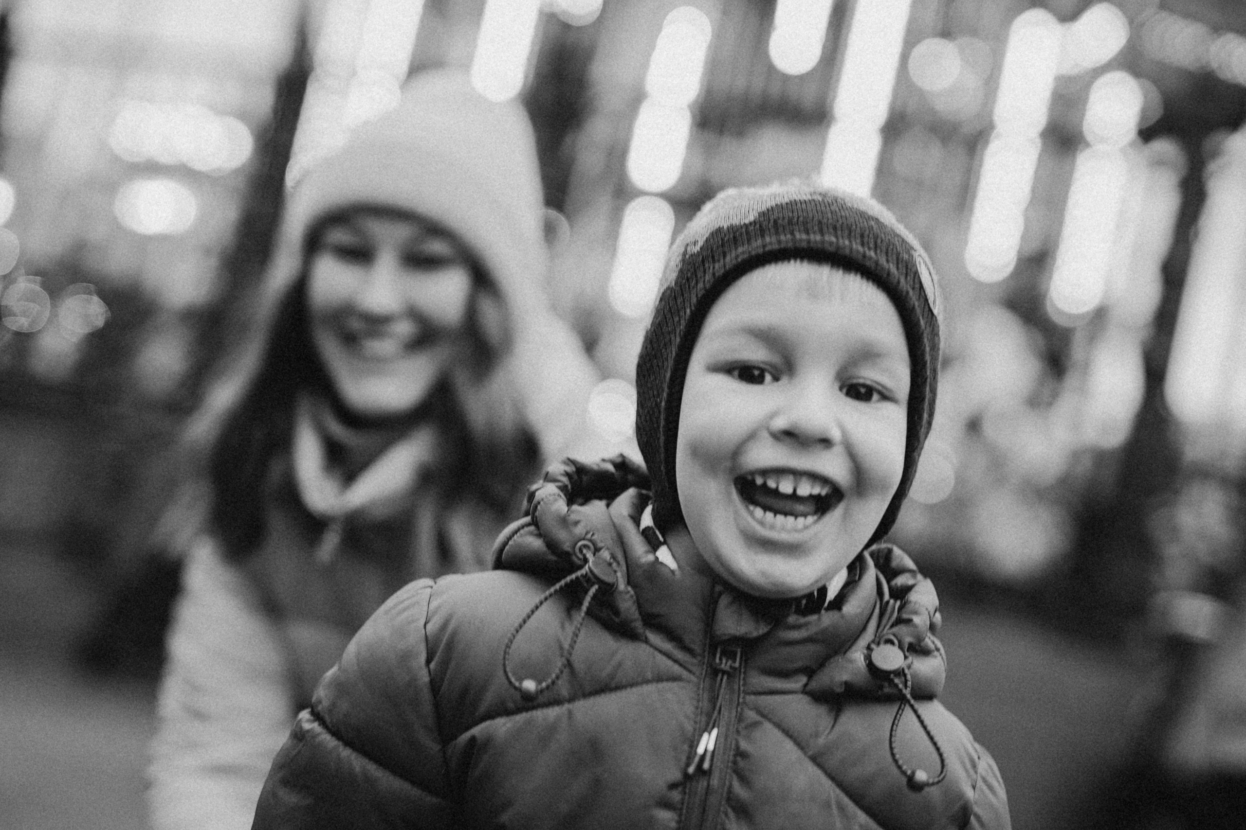 Прогулка по новогодней Москве для Юли, Жени и Вани. Фотограф Наталья Колганова