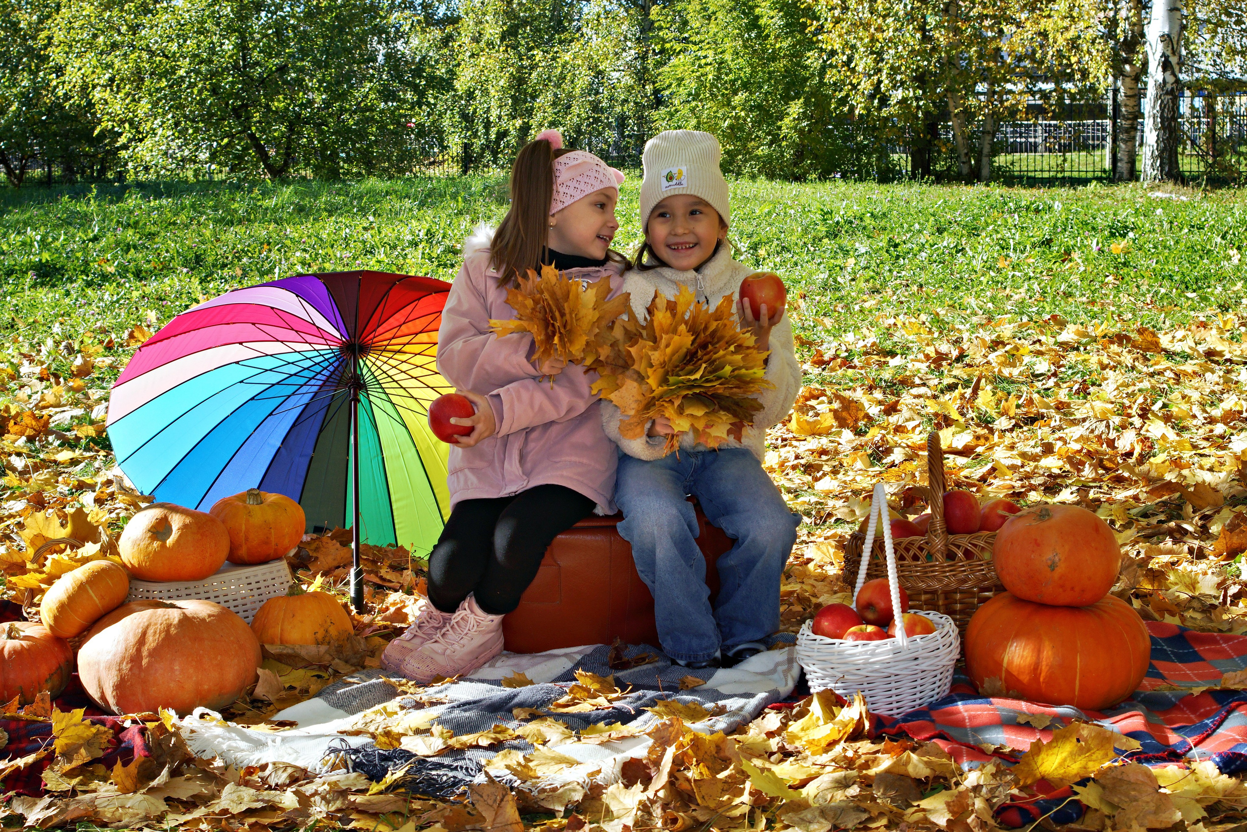 Осенняя фотосессия в детском саду г. Йошкар-Ола